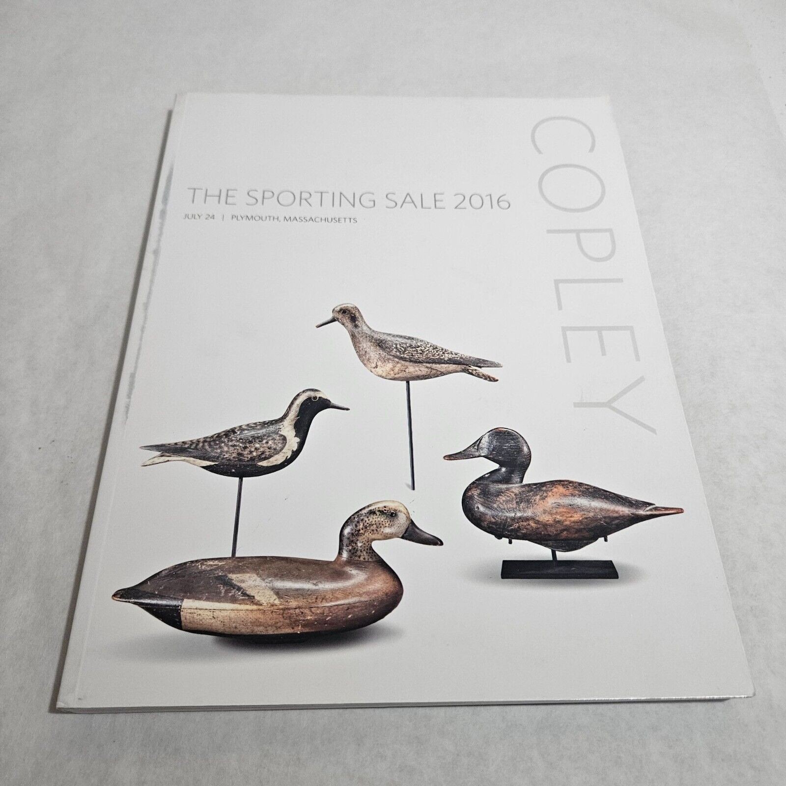 The Sporting Sale July 24 2016 Plymouth Massachusetts Copley Auction Catalog