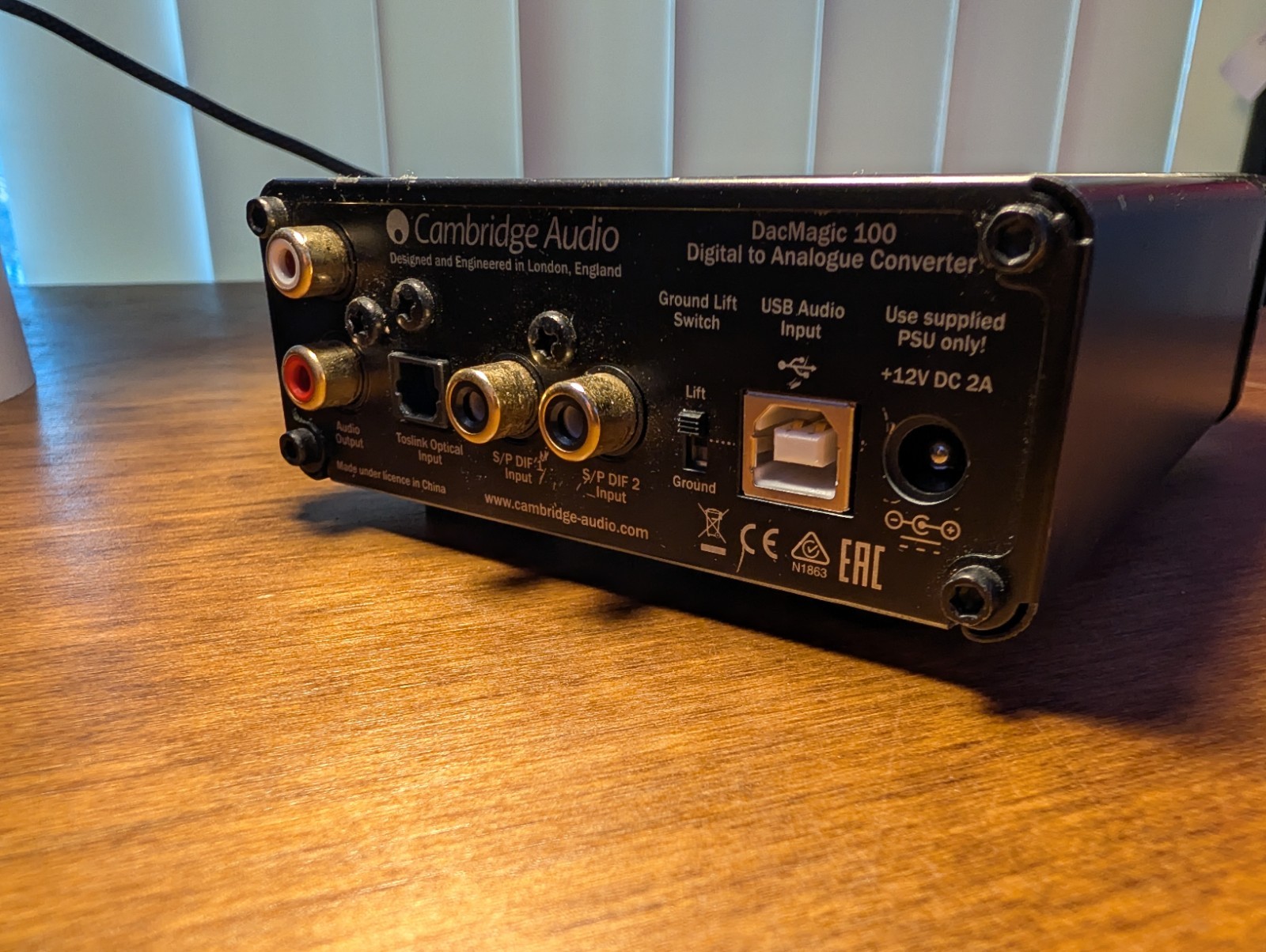 Cambridge Audio DacMagic 100 Audiophile DAC Working