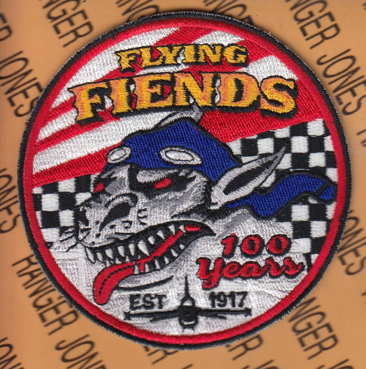 USAF Air Force 36th Fighter Sq FS Flying Fiends 100 Years 4" patch c/e