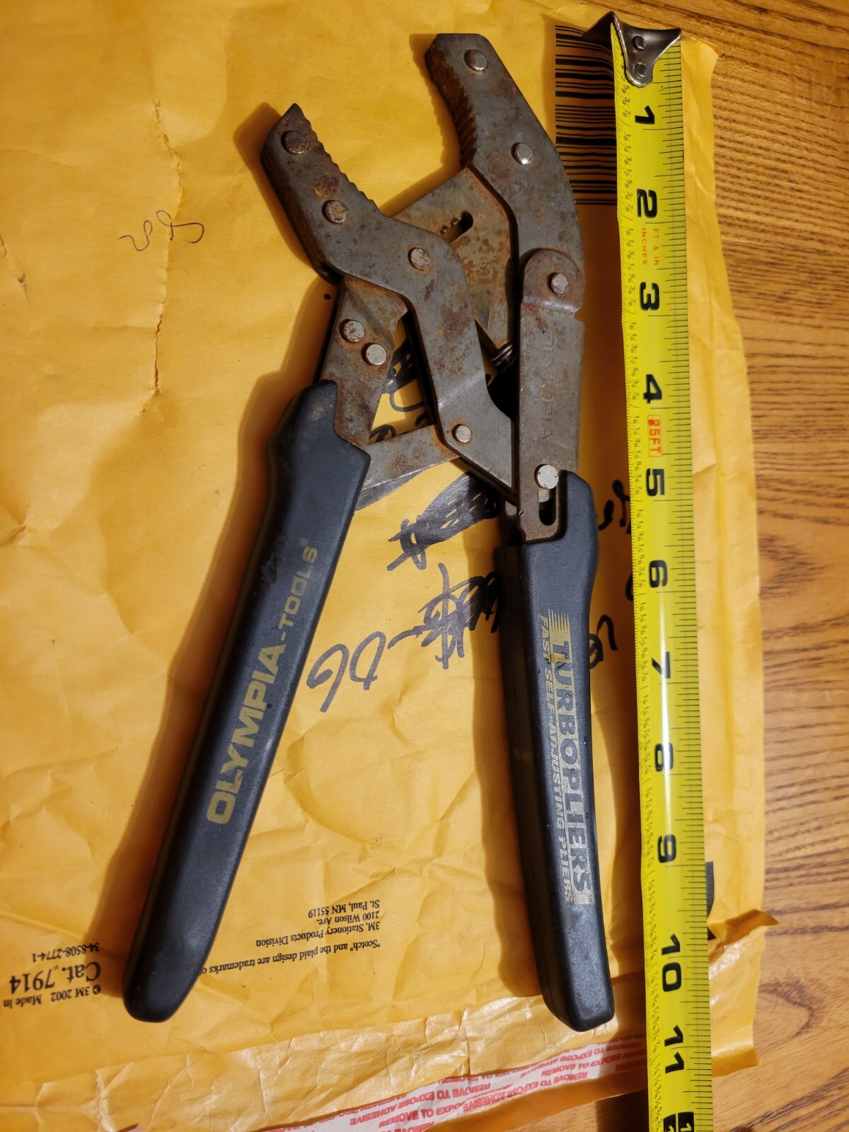 Olympia Tools Turbo pliers Fast Self-Adjusting Pliers
