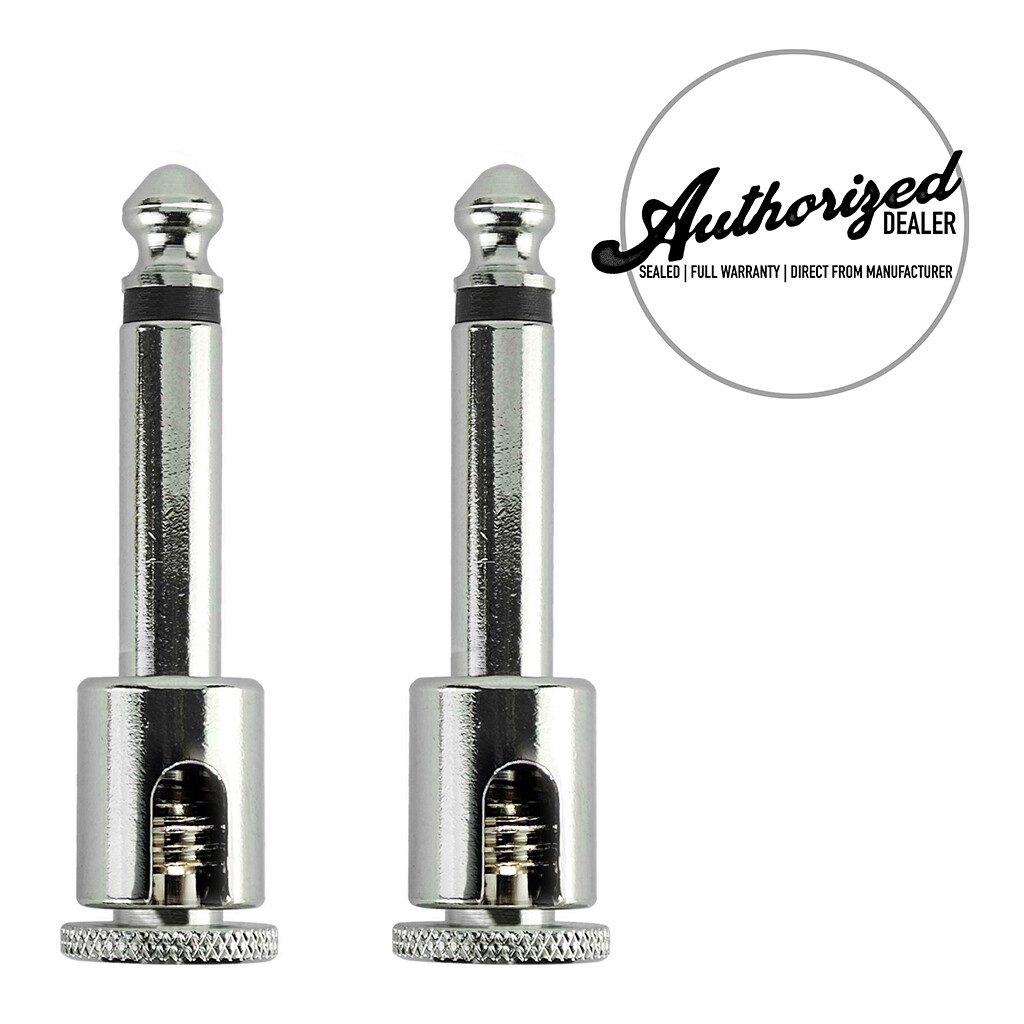 (2 Plug Pack) George L's .155 Solderless Pedalboard Right Angle Plugs