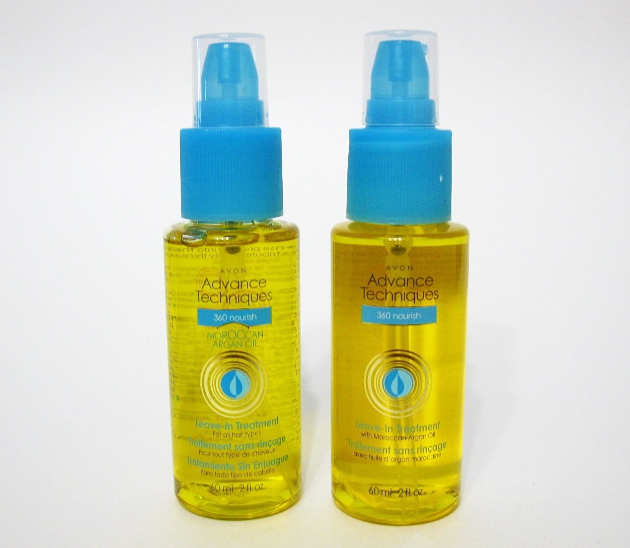 Lot 2 X  Avon Advance Techniques Leave in Treatment with Maroccan Argan Oil BN