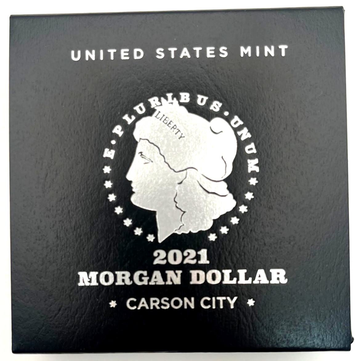 2021 Morgan Silver Dollar Carson City With “CC” Privy IN OGP with COA