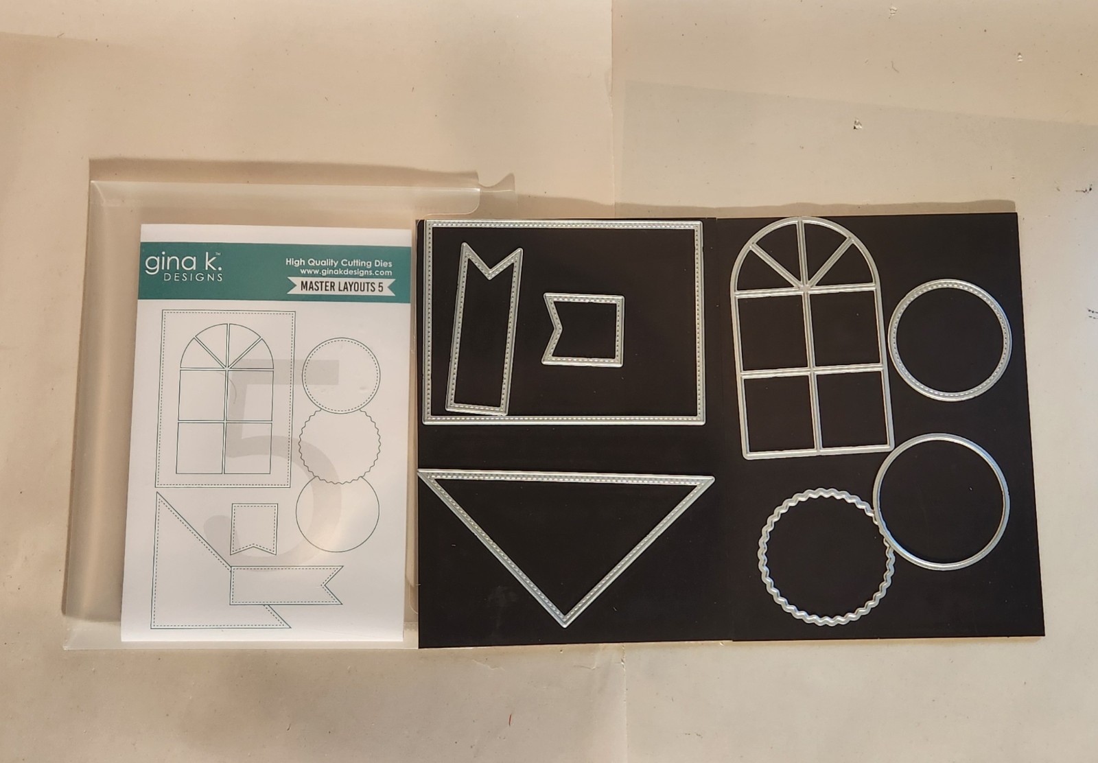 Gina K Designs Master Layout 5 Die Set