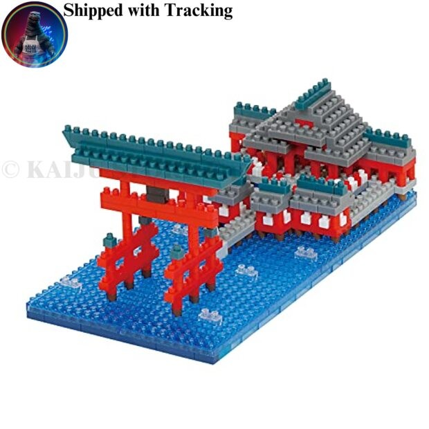 Kawada Nanoblock Itsukushima Shrine Torii NBH_222 Building Toy Japan
