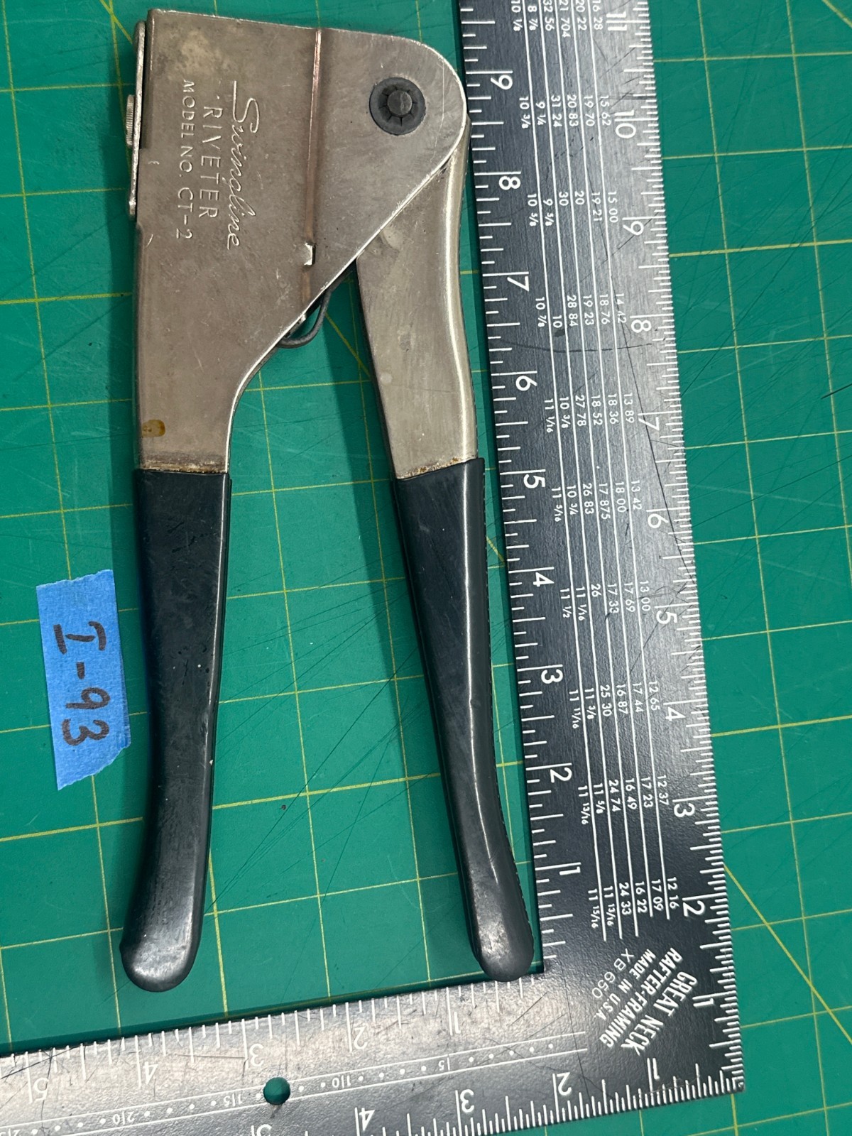 Vintage 9.25  Swingline Riveter Model No. CT-2 Long Island City, NY, Made In USA