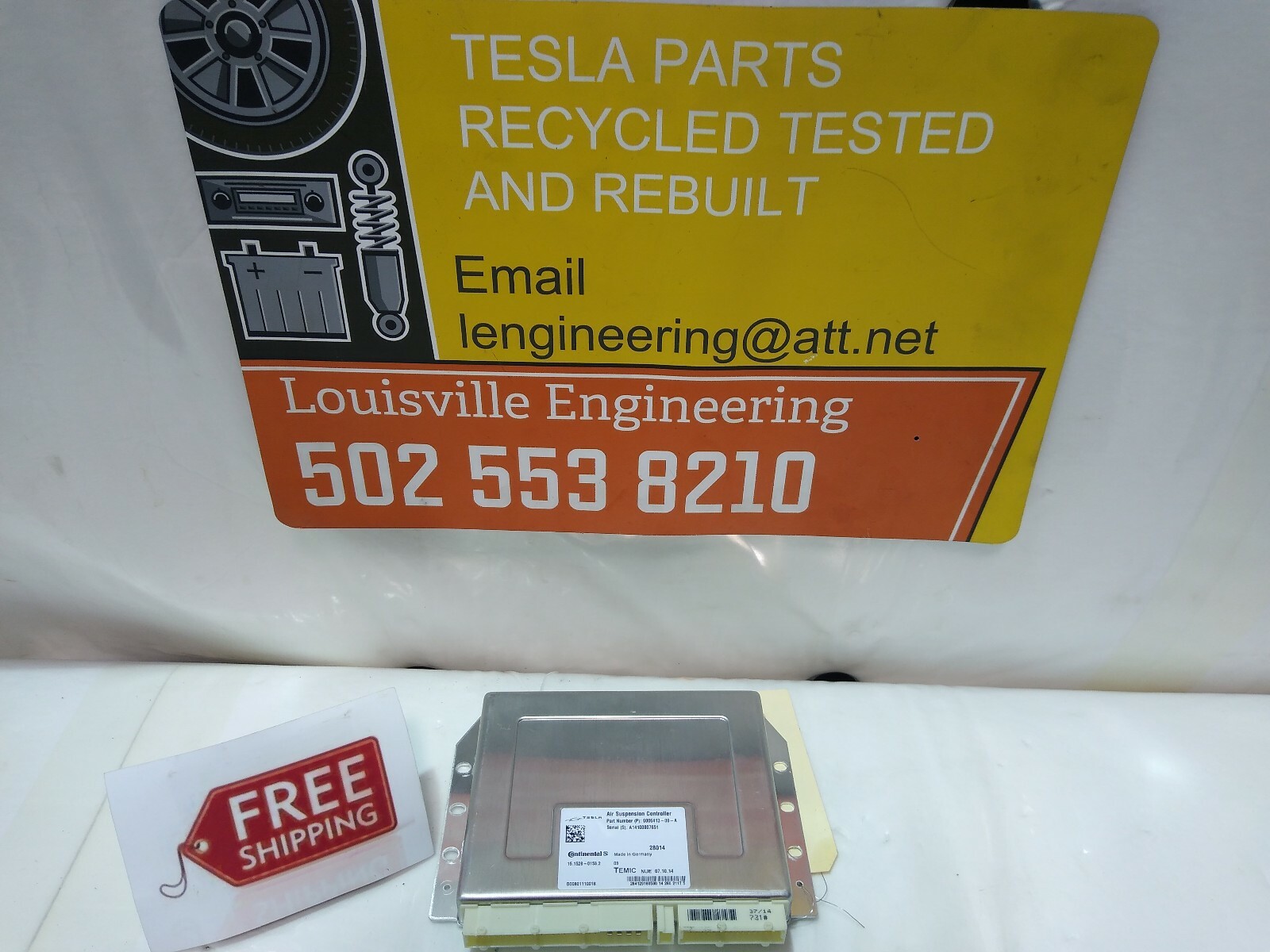 🎖️TESTED⚡Original Air Suspension Controller 6006413-00-A  2012-2016 Tesla S
