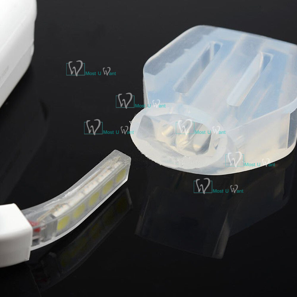 Dental Wireless Chargeable Intro Oral LED Lamp Easy Bite Blocks Light USA Ship