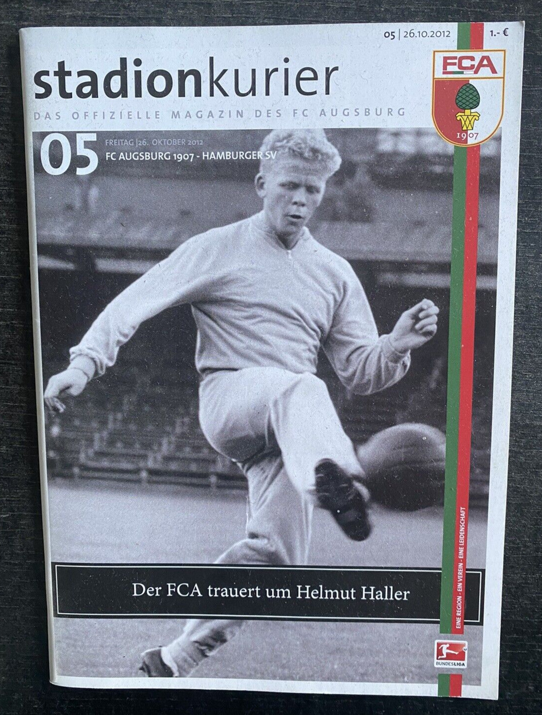 BL 2012/2013 FC Augsburg - Hamburger SV, 26.10.2012 - Helmut Haller
