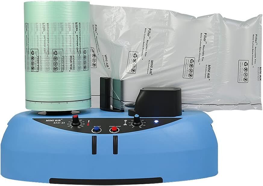 Mini Air Easi 2S Air Pillow Bubble Maker Cushion Machine 2 Free 164 ft Rolls