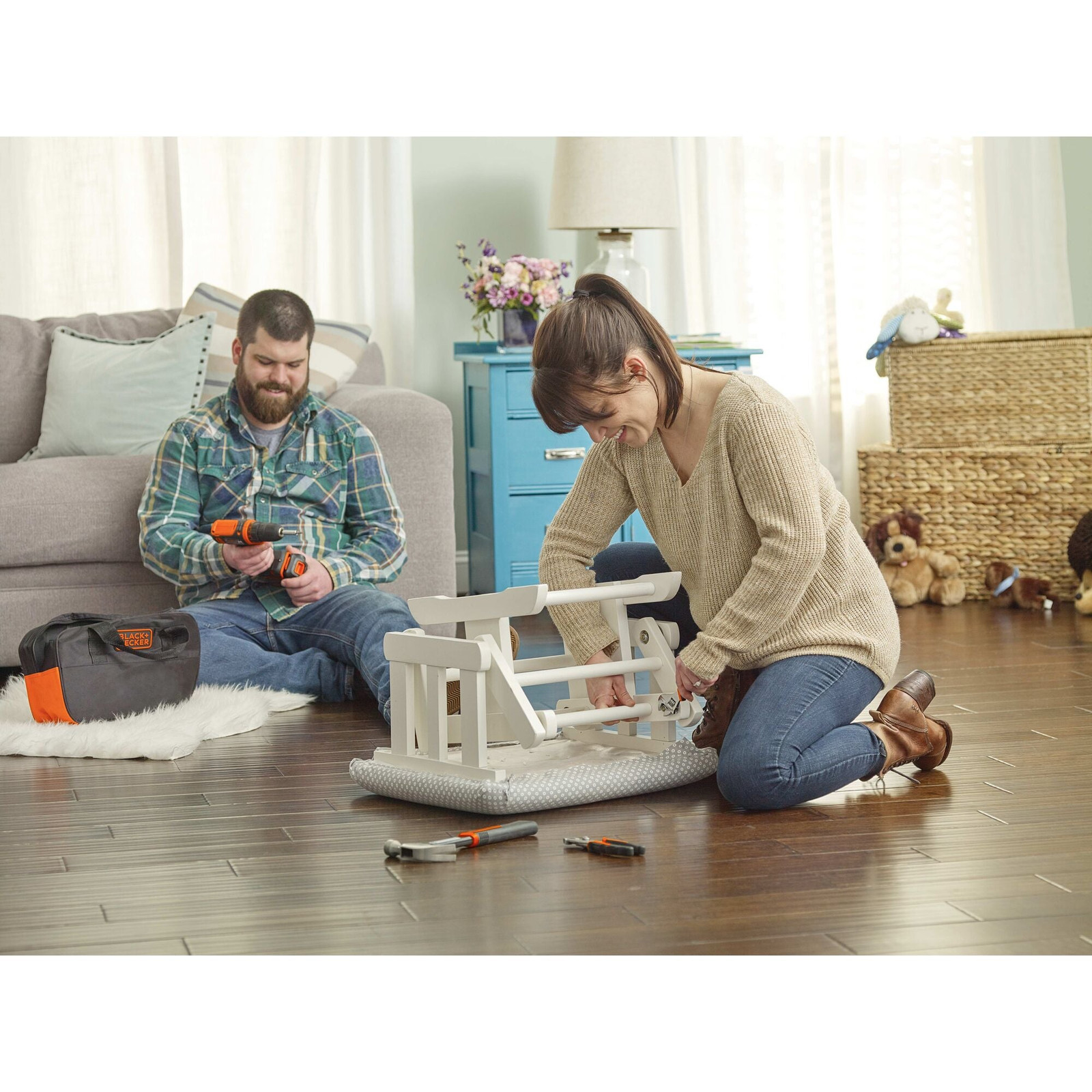 BLACK+DECKER 12v Max* Lithium Ion Drill/Driver Project Kit - BDCDD12PK