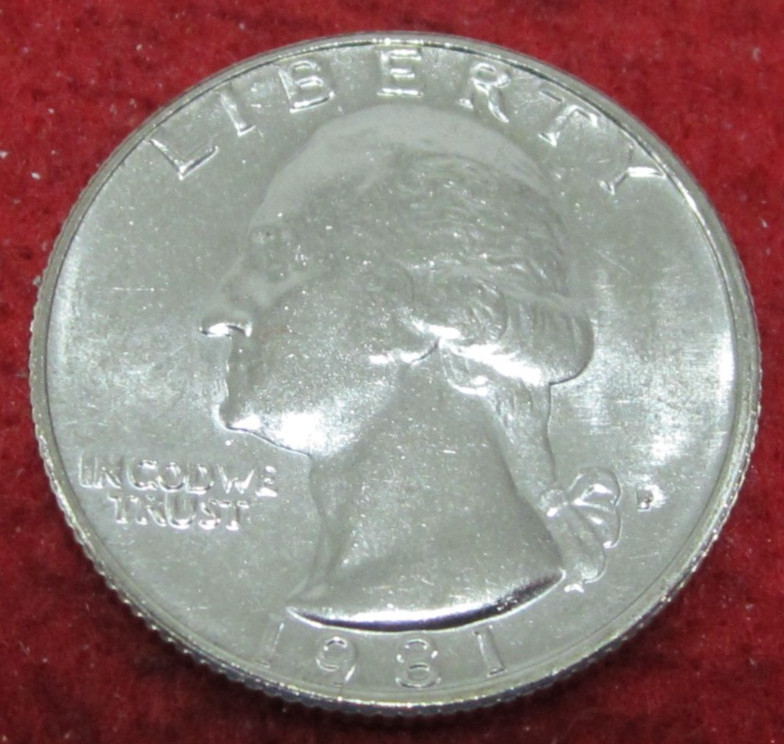 1981 (P) Washington Clad Quarter - Uncirculated