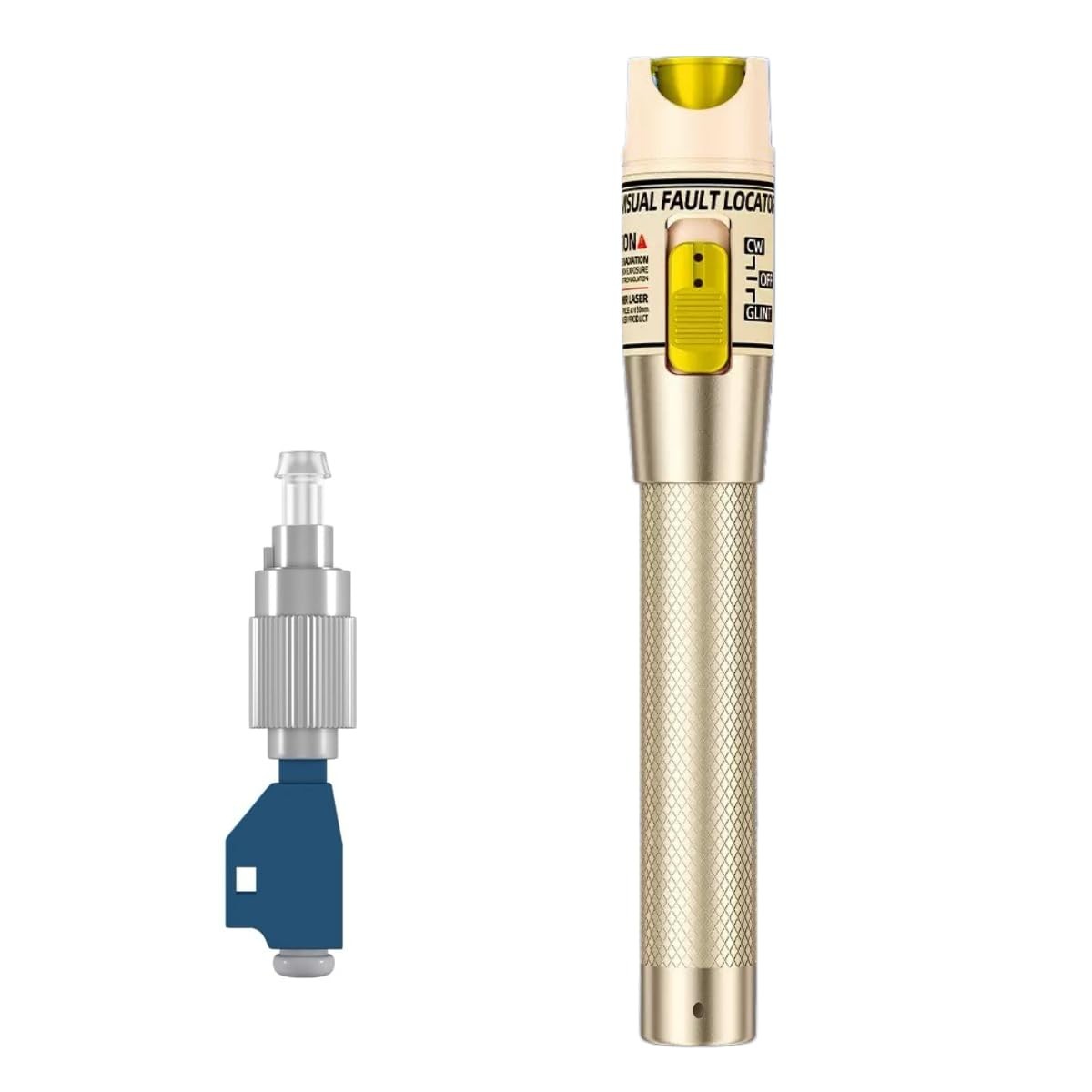 Palenzo Visual Fault Locator Fiber Optic Tester, 2.5mm 100-120KM, Golden