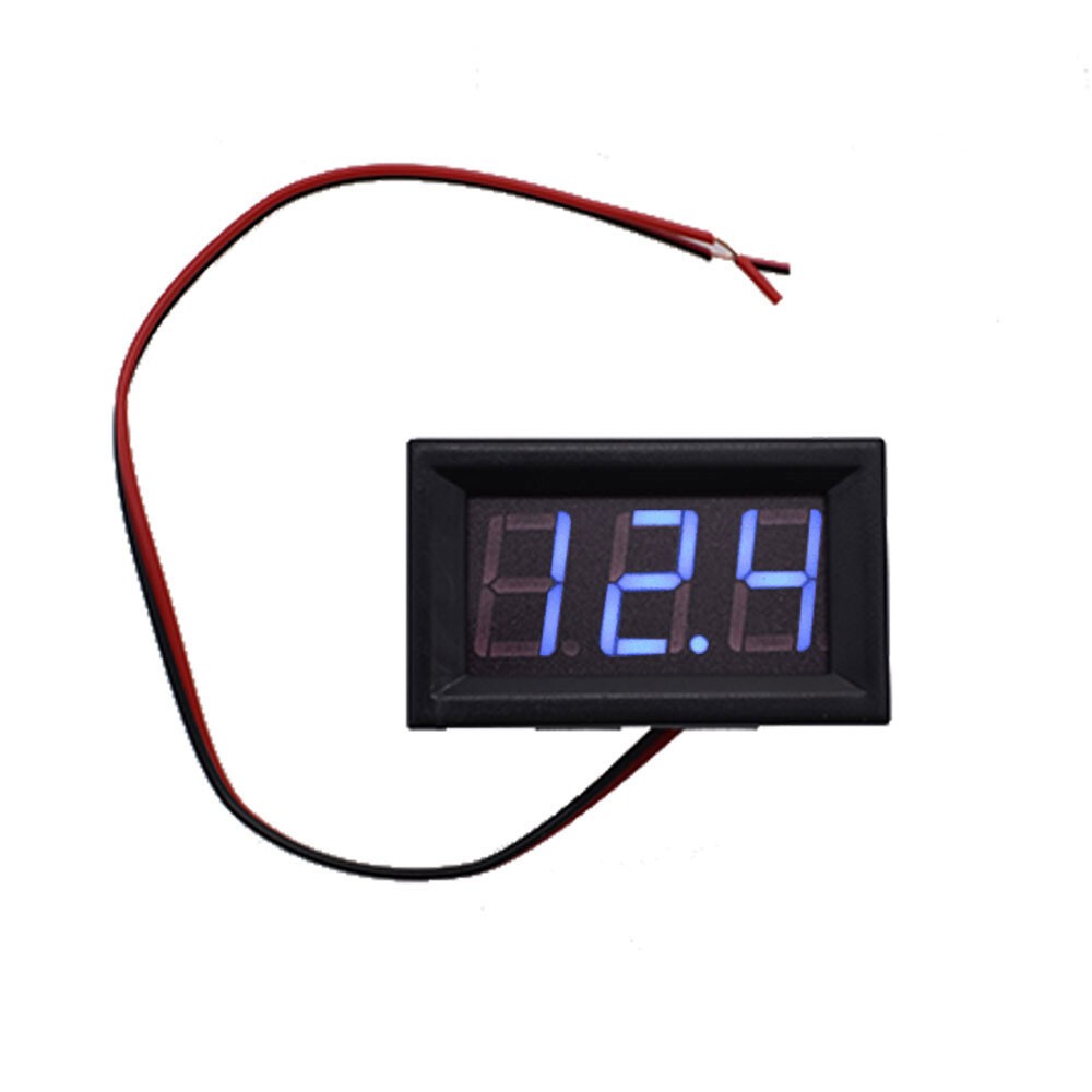 6 PACK DC 4.5-30V 3Digital Display Voltage Meter Voltmeter Panel Motorcycle