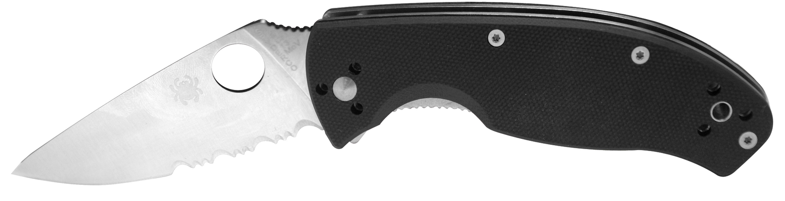 Spyderco Tenacious Combo Edge G-10 Handle Folding Knife C122GPS NEW