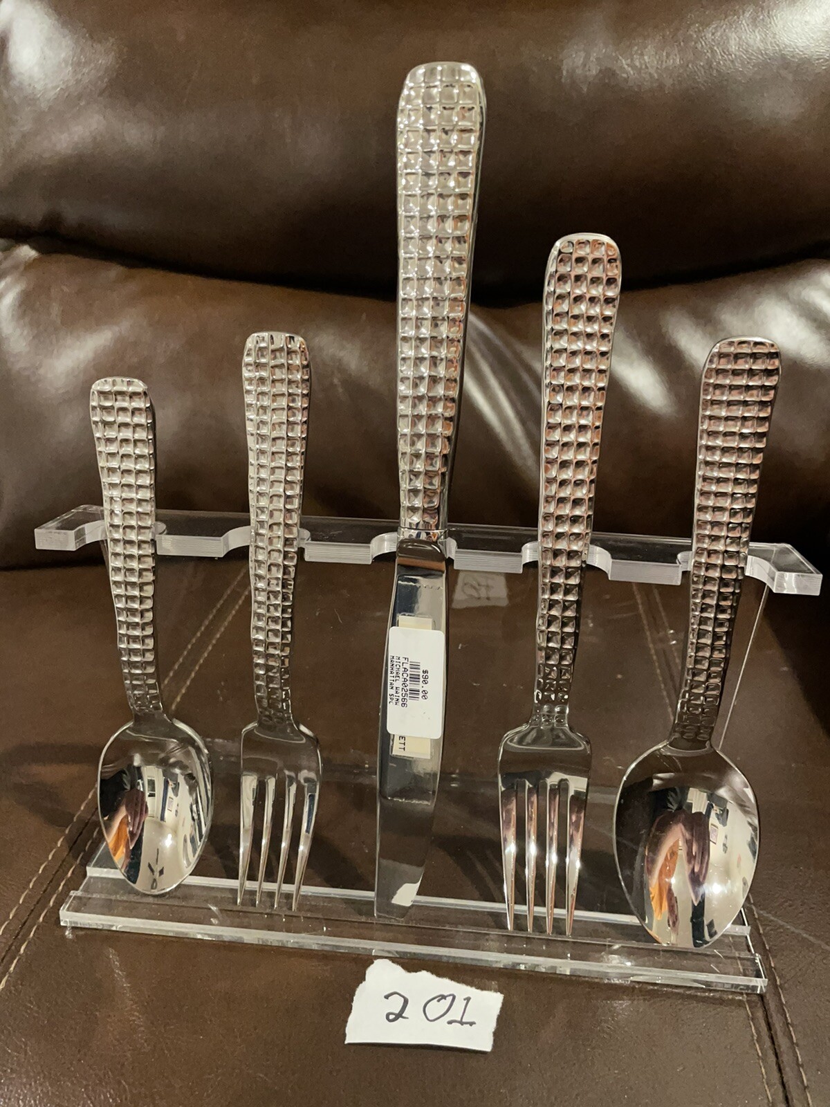 Michael Wainwright Manhattan 5 Piece Place Setting Flatware Store Display