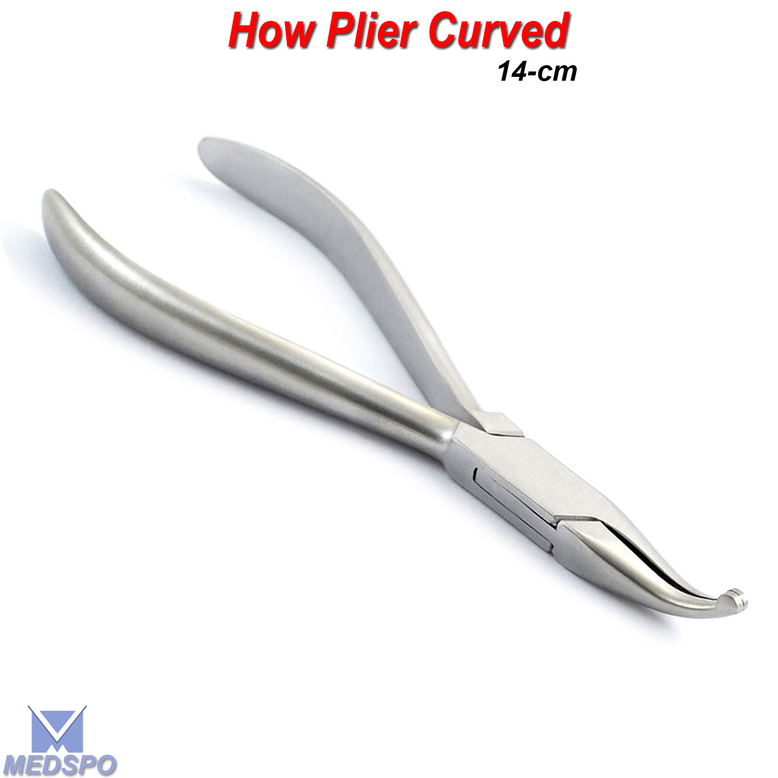 Orthodontic Angled Utility Pliers Braces Wire Bending Ortho How Plier Curved CE