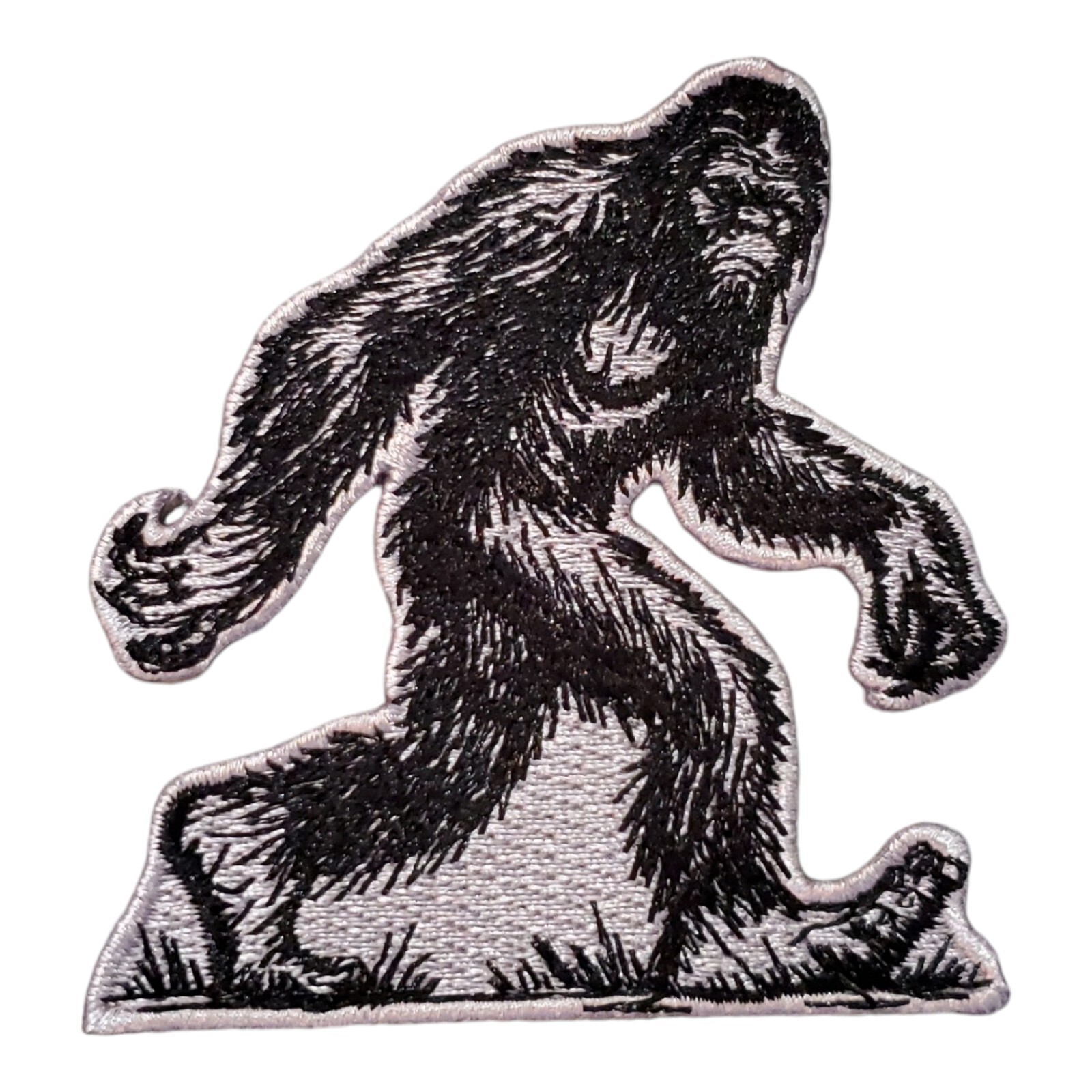 Sasquatch Bigfoot Cryptid Patch. Embroidered. Iron On. 3"x3"