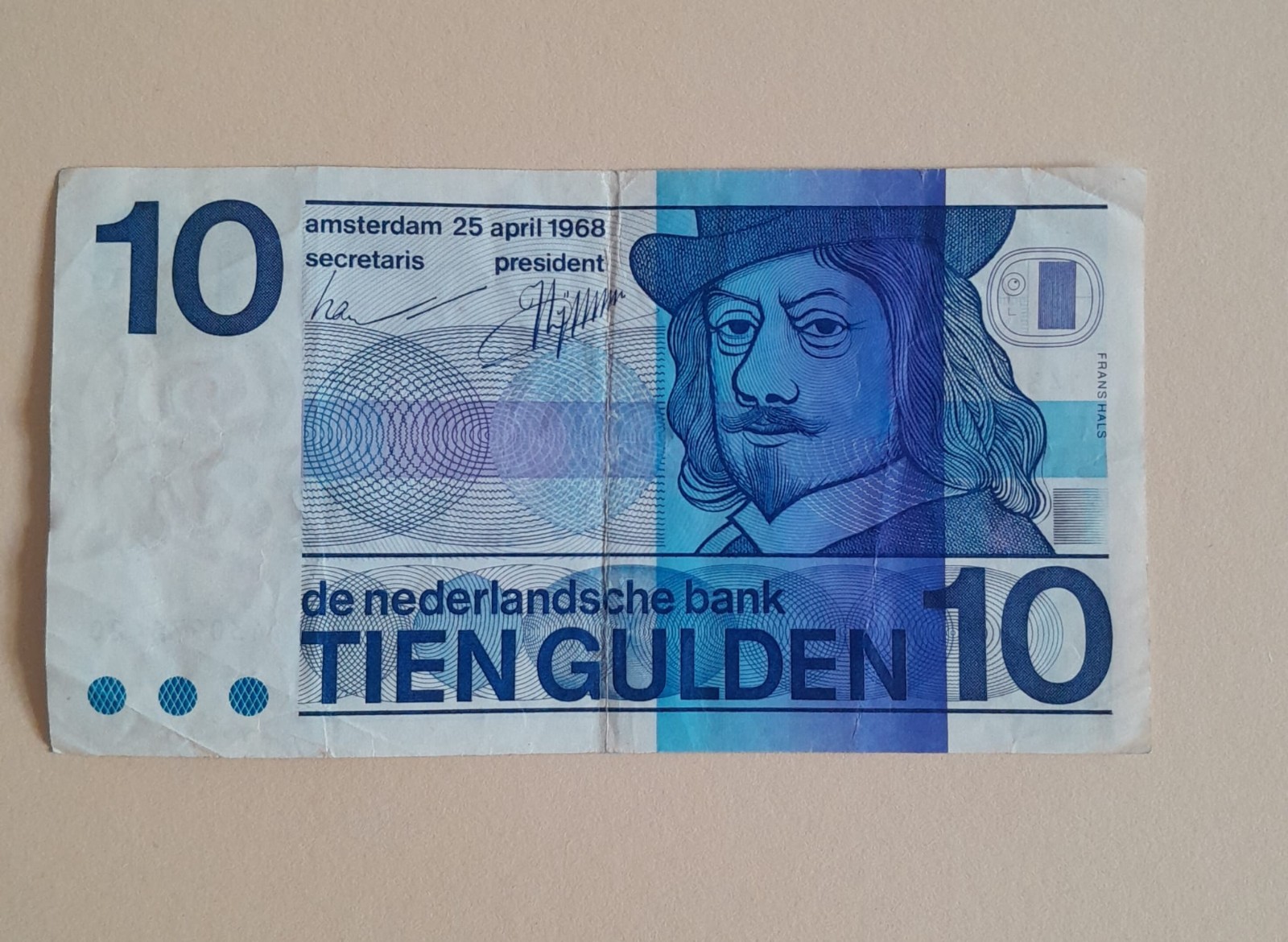 Ten Gulden Note TIEN GULDEN