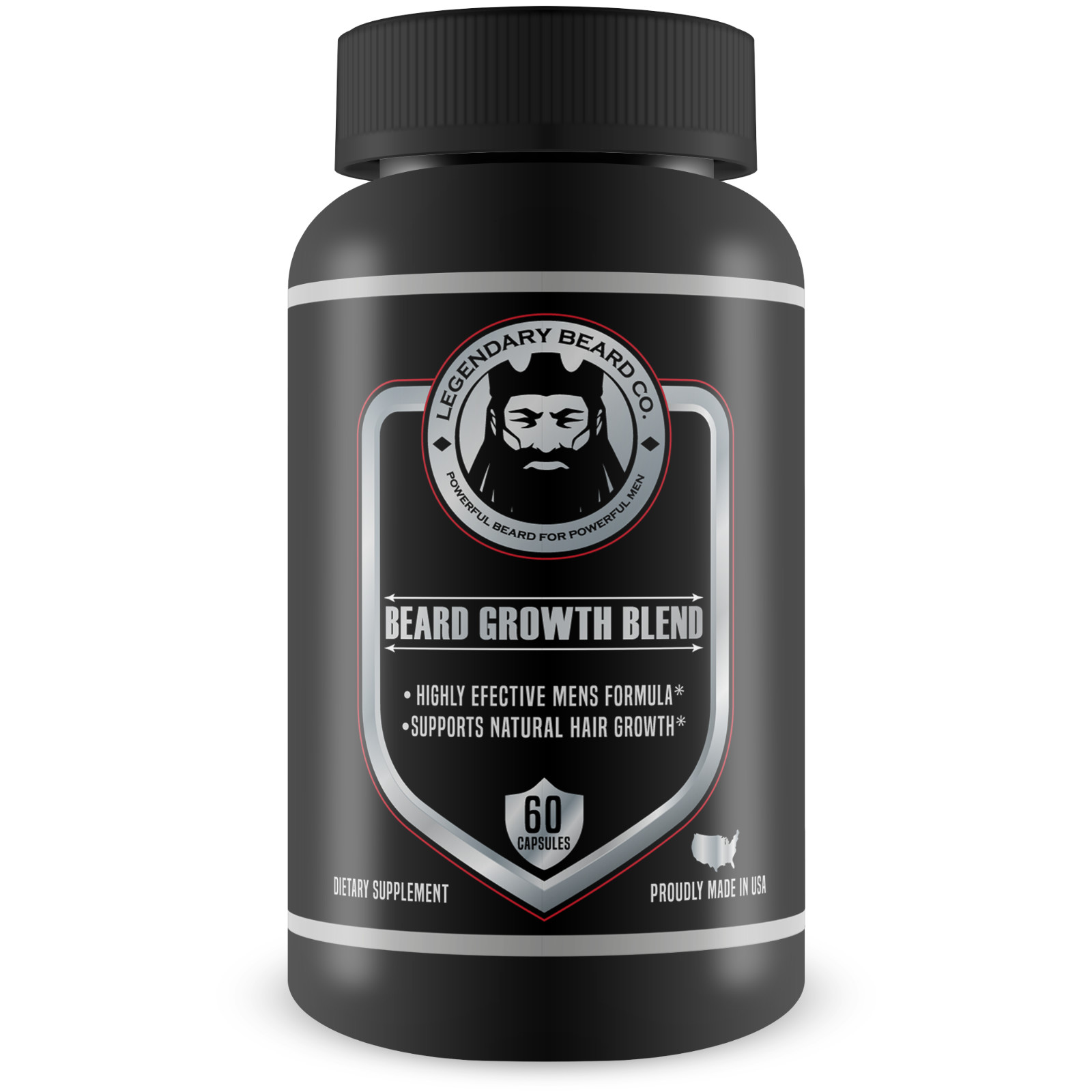 Legendary Beard Co. Beard Growth Blend - Highly Effective Mens Formula