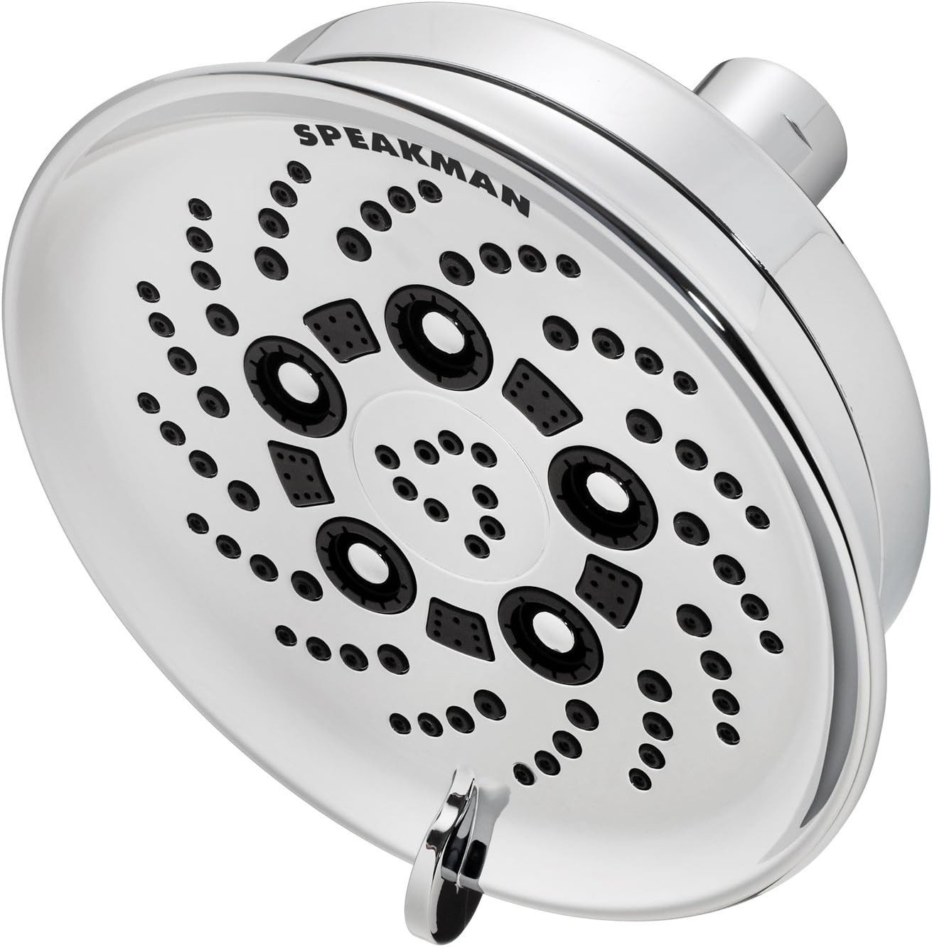SR-124 Assana Anystream Multi-Function Shower Head, Polished Chrome