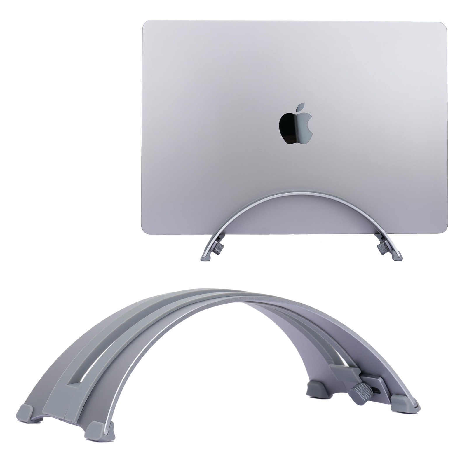 Adjustable Vertical Laptop Stand - 6061 Aluminum, CNC Precision, Anodized Fin...