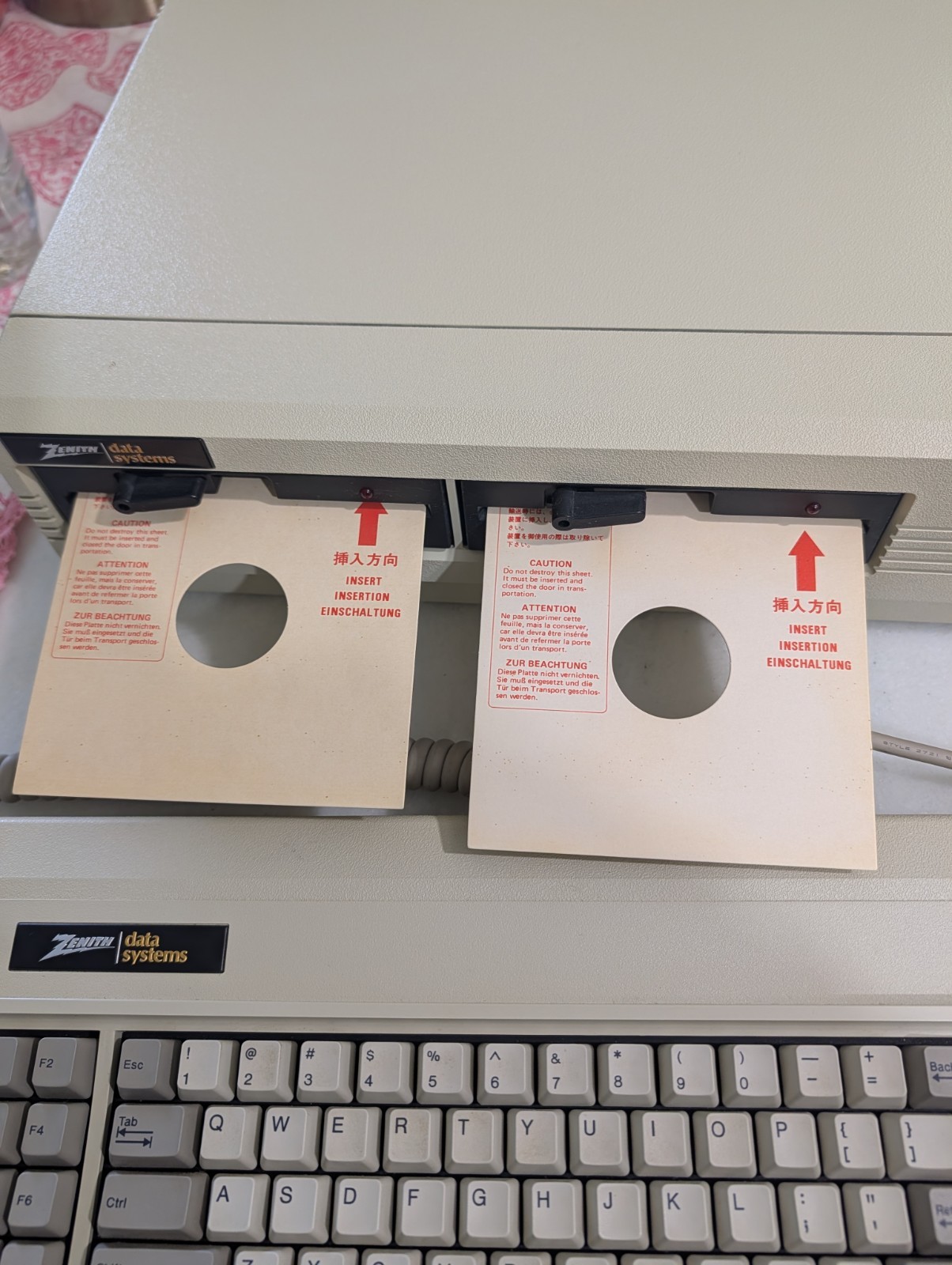 Zenith Data Systems Computer PC DOS ZF-148-42,ZVM-122 A,Original Packaging+