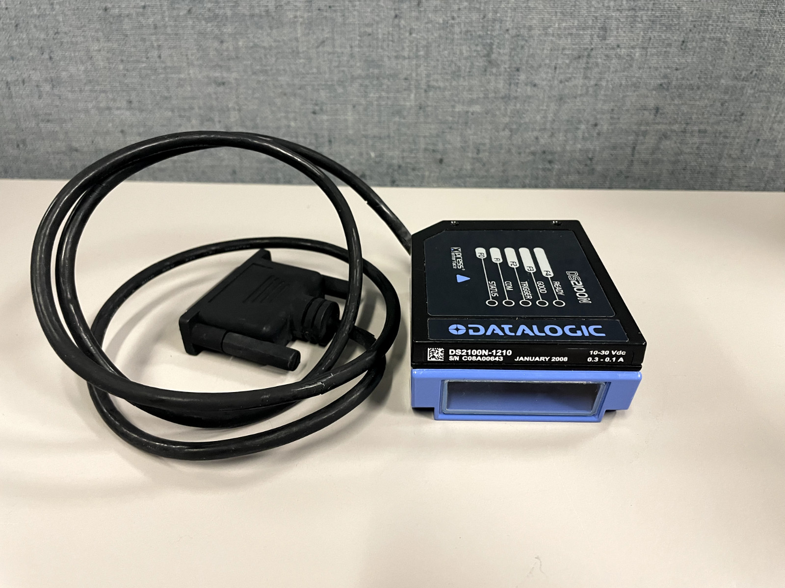 DATALOGIC DS2100N-1210 BARCODE SCANNER January 2008 - Untested