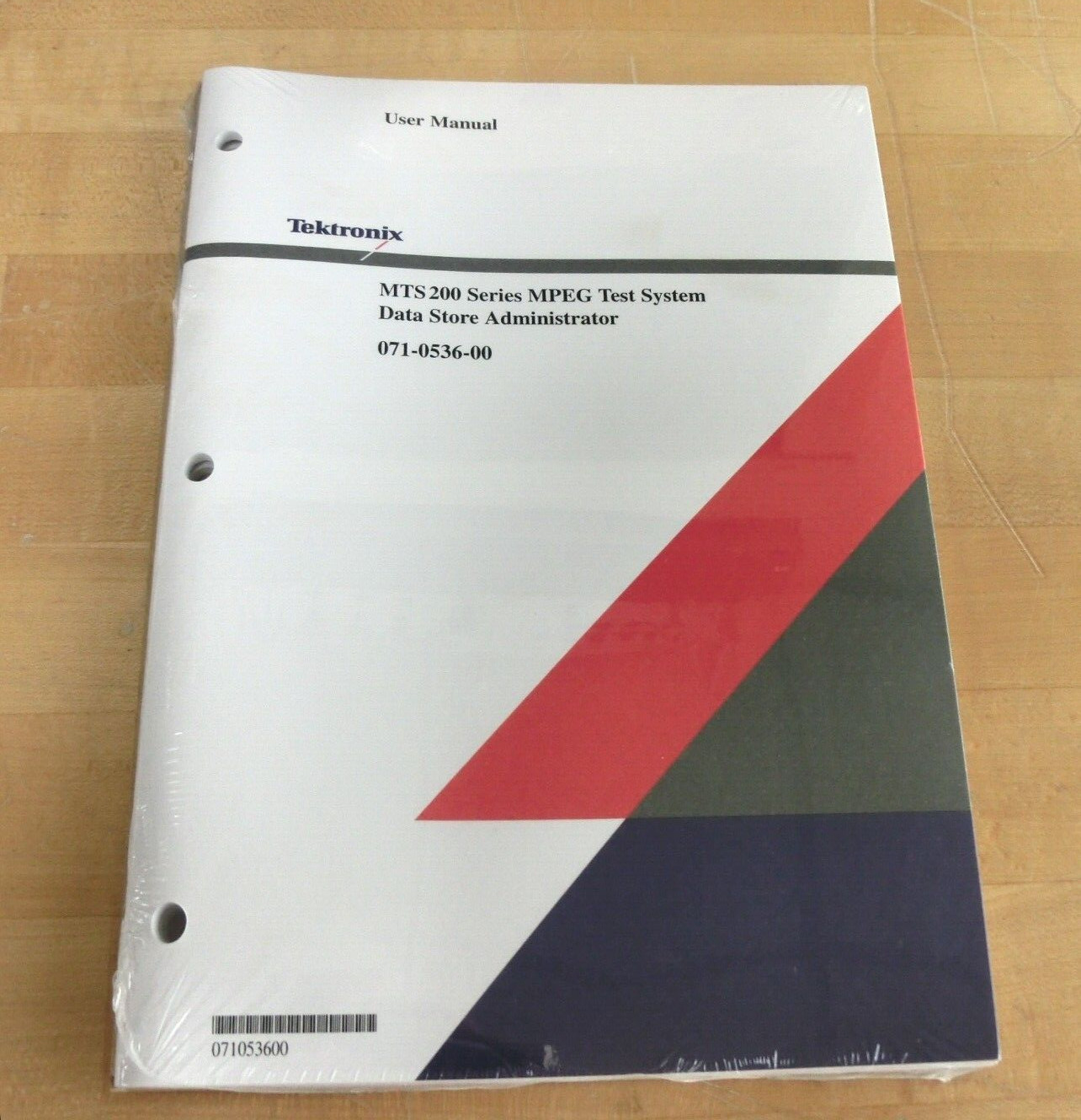 Tektronix MTS200 Series MPEG Test System User Manual 071-0536-00