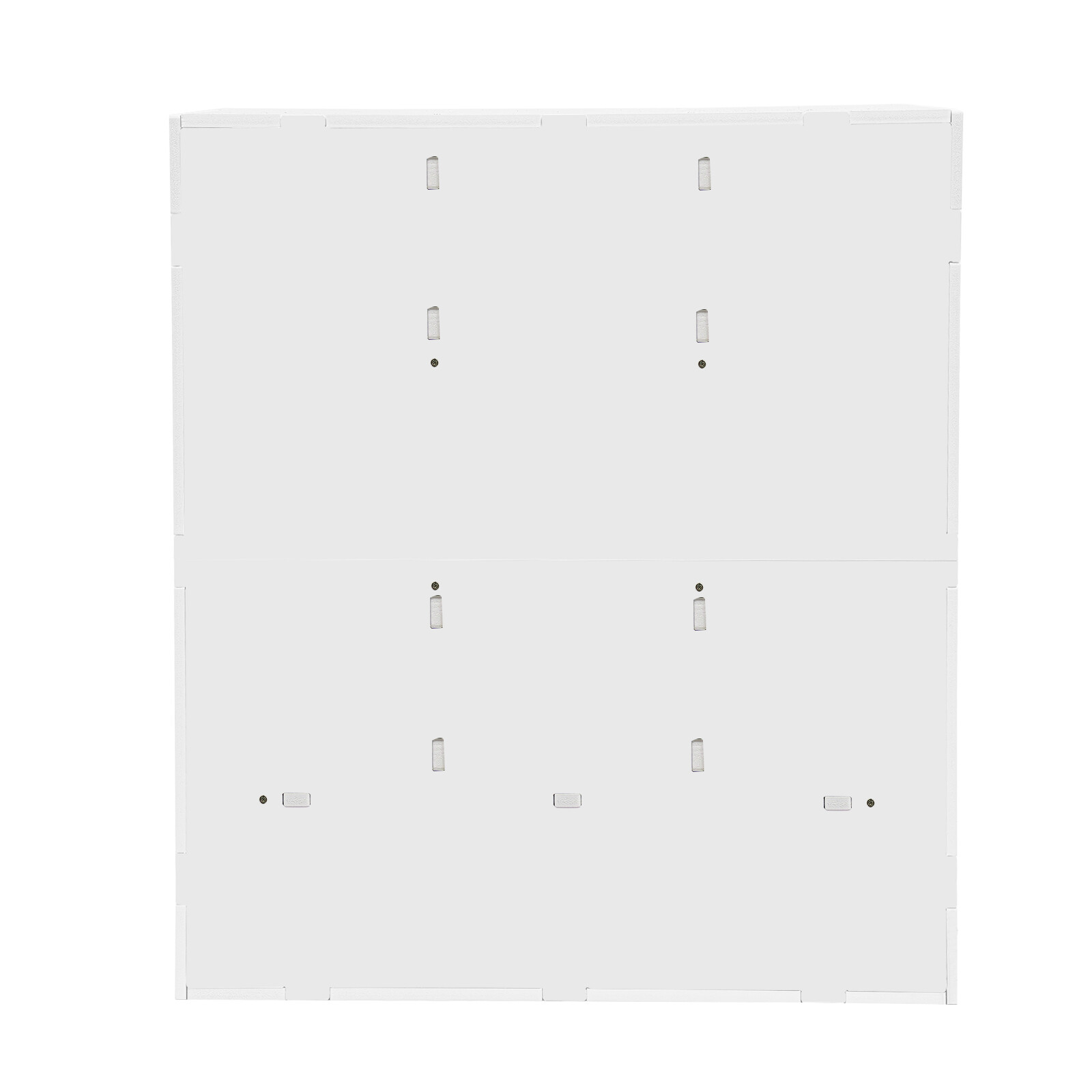 24 Compartments Paper and Mail Organizer Storage Cabinet and 2 Drawers