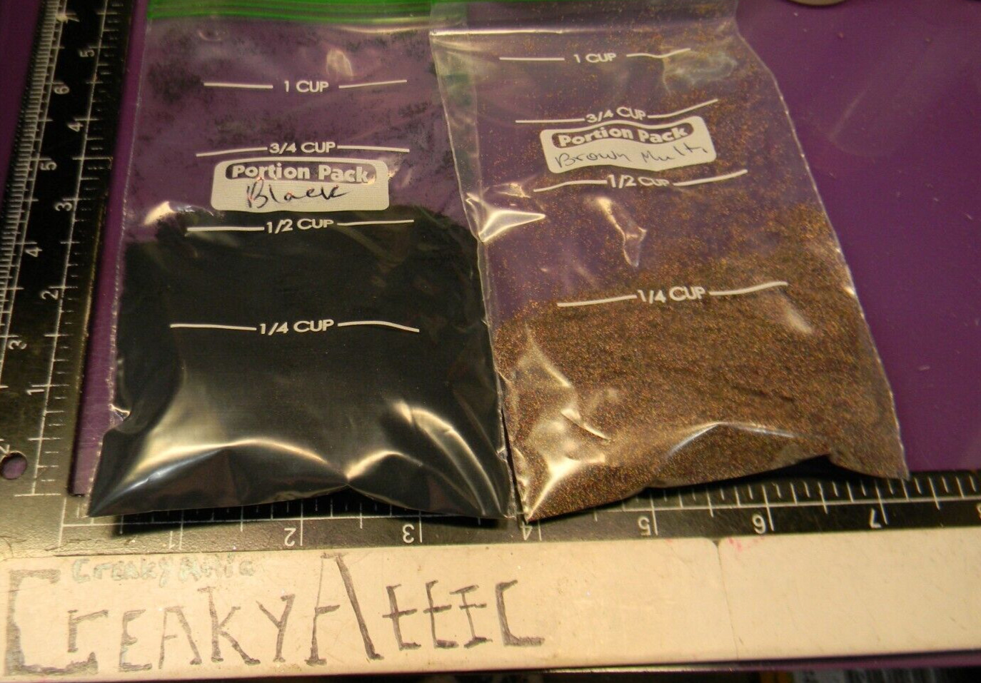 BROWN MULTI BLACK 2 EMBOSSING POWDERS OUNCE #257 CREAKYATTIC