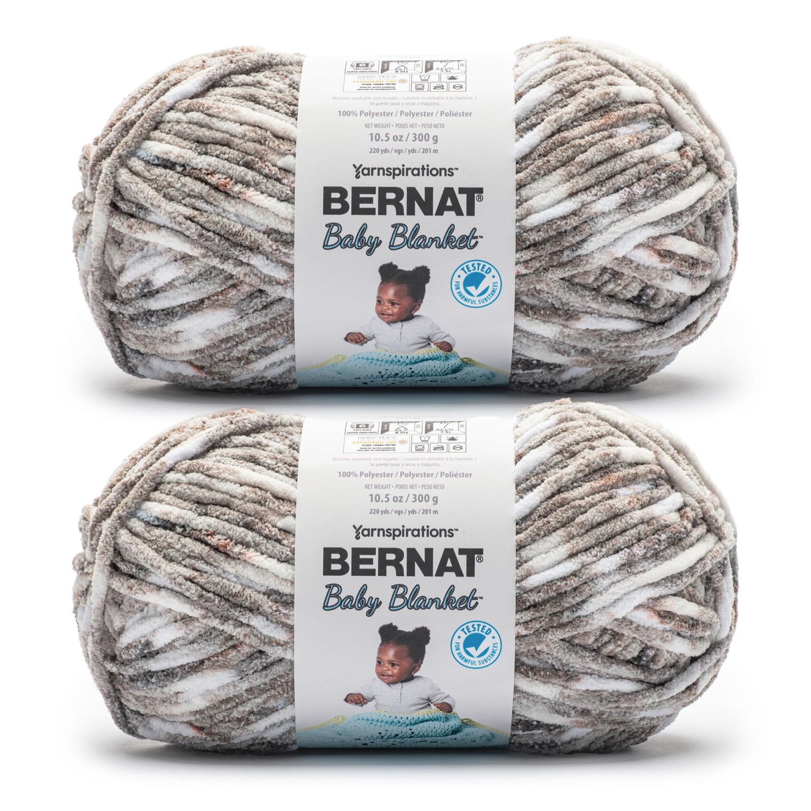 1 Pack Baby Blanket Driftwood Dreams Yarn Polyester 6 Super Bulky Knitting