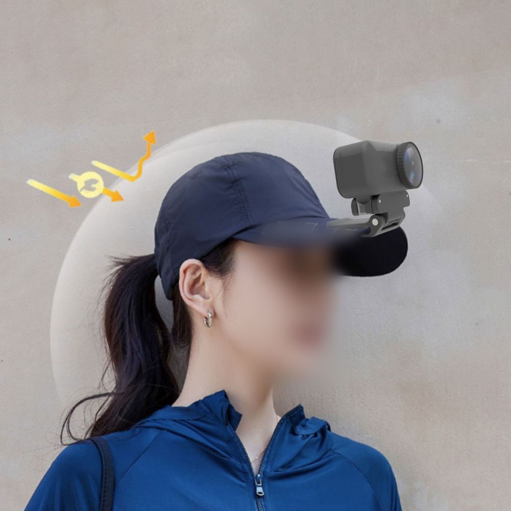 Adjustable Magnetic Hat Clip Designed for DJI OSMONANO Quick Release and Use