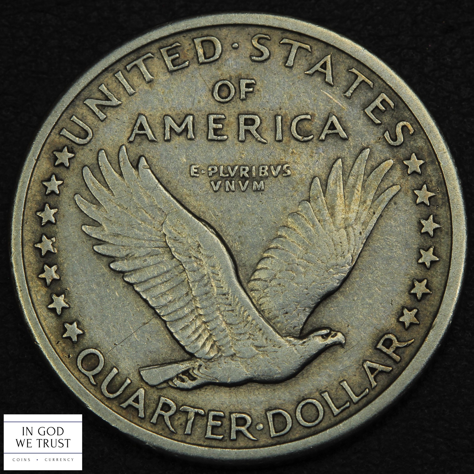 1917 Type 1 Standing Liberty Silver Quarter 25C