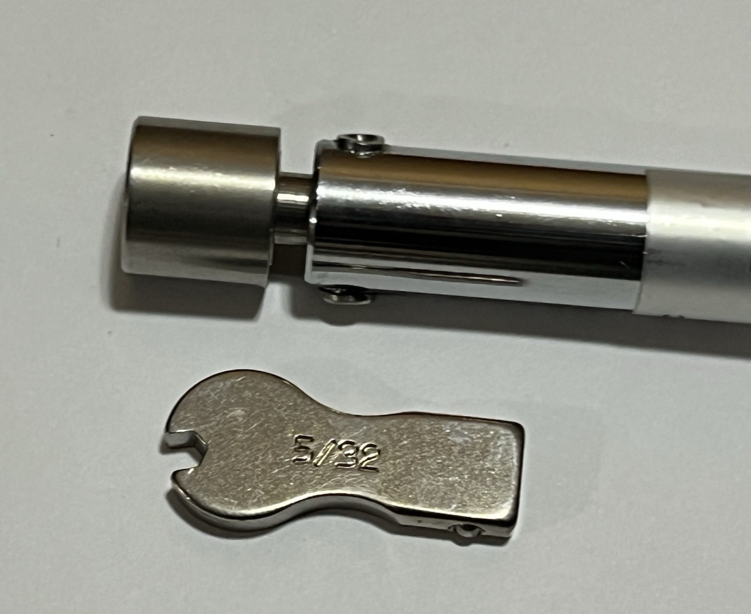 Fairview Seekonk Torque Wrench NC-100 Pre-Set 2 In/Lbs Click Type 5/32 Bit USA