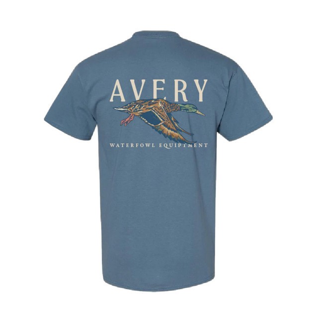 Avery Painted Duck Short Sleeve Tee Mallard Graphic Cotton Hunting T-Shirt