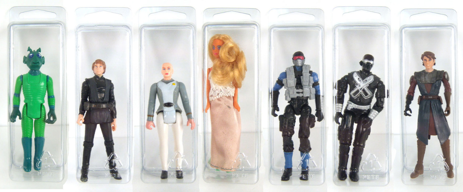 STAR WARS BLISTER CASE - 60 Action Figure Protective Clamshell - SMALL GI Joe