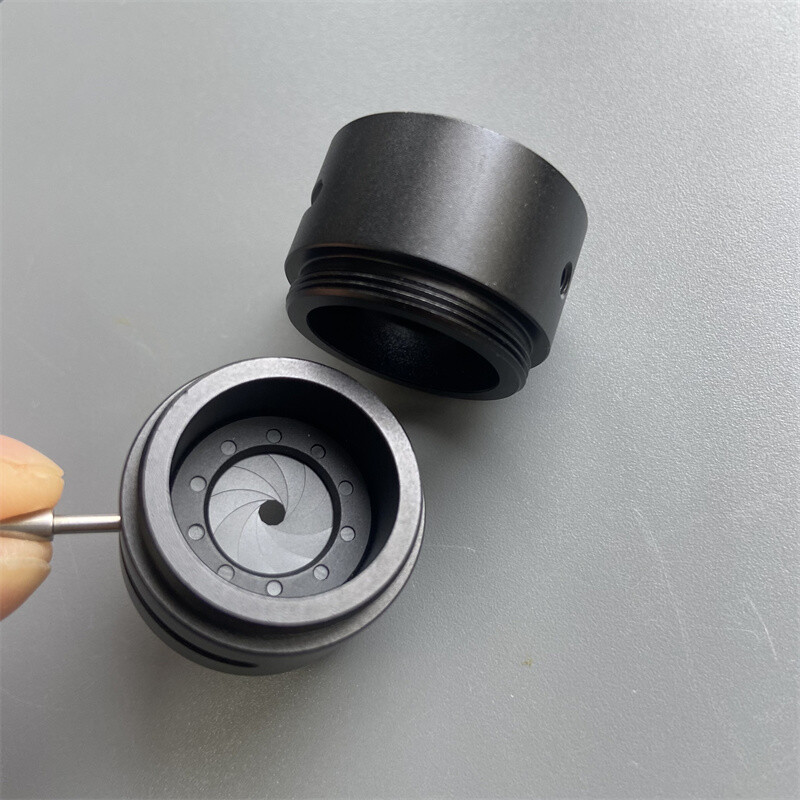 1PC Adjustable Aperture 1-12mm Iris Diaphragm C to CS Camera Lens Adapter Ring