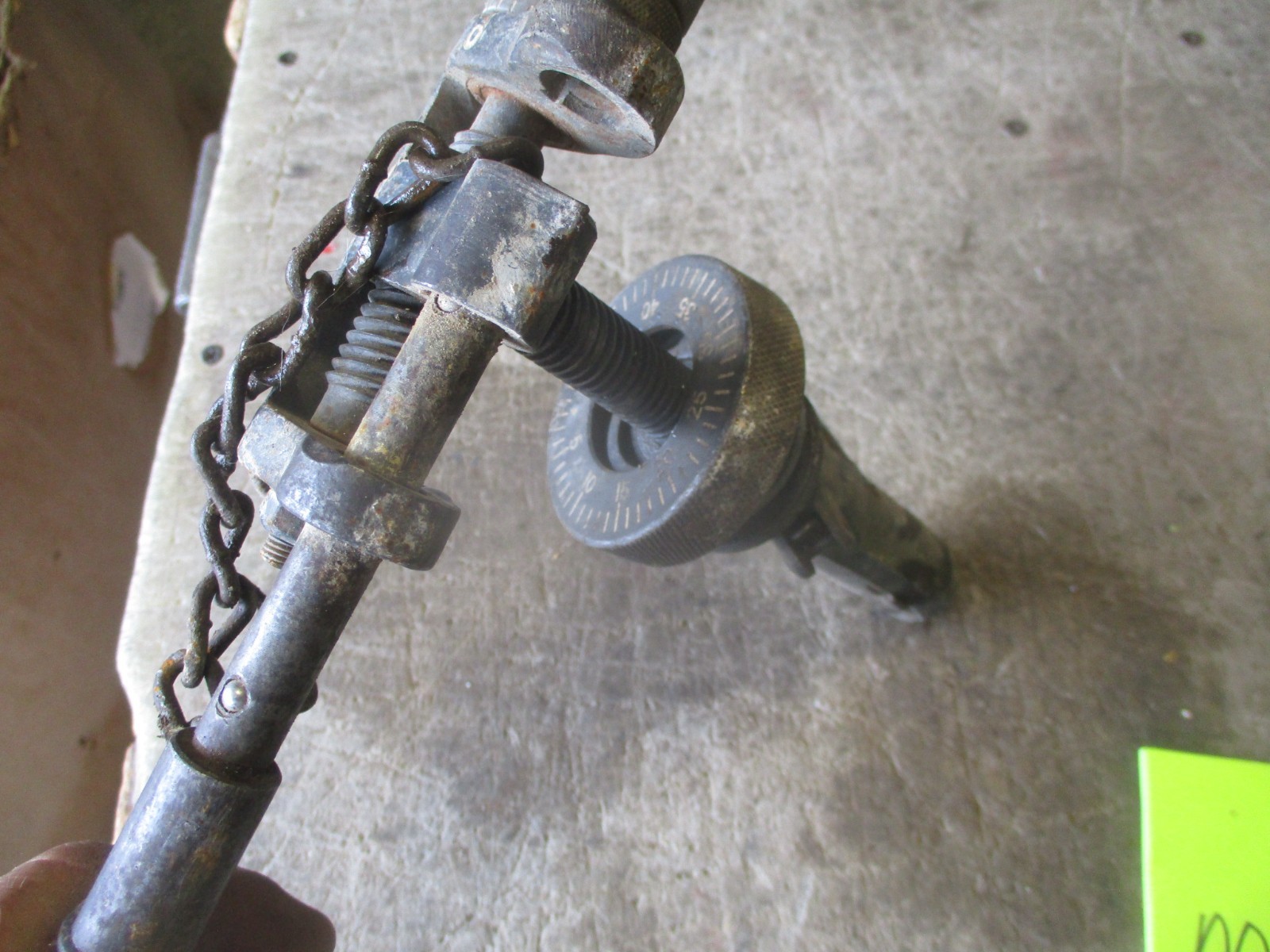 Used 50 bmg Traverse & Elevation T&E, Partially Disassembled, Missing Lock Lever