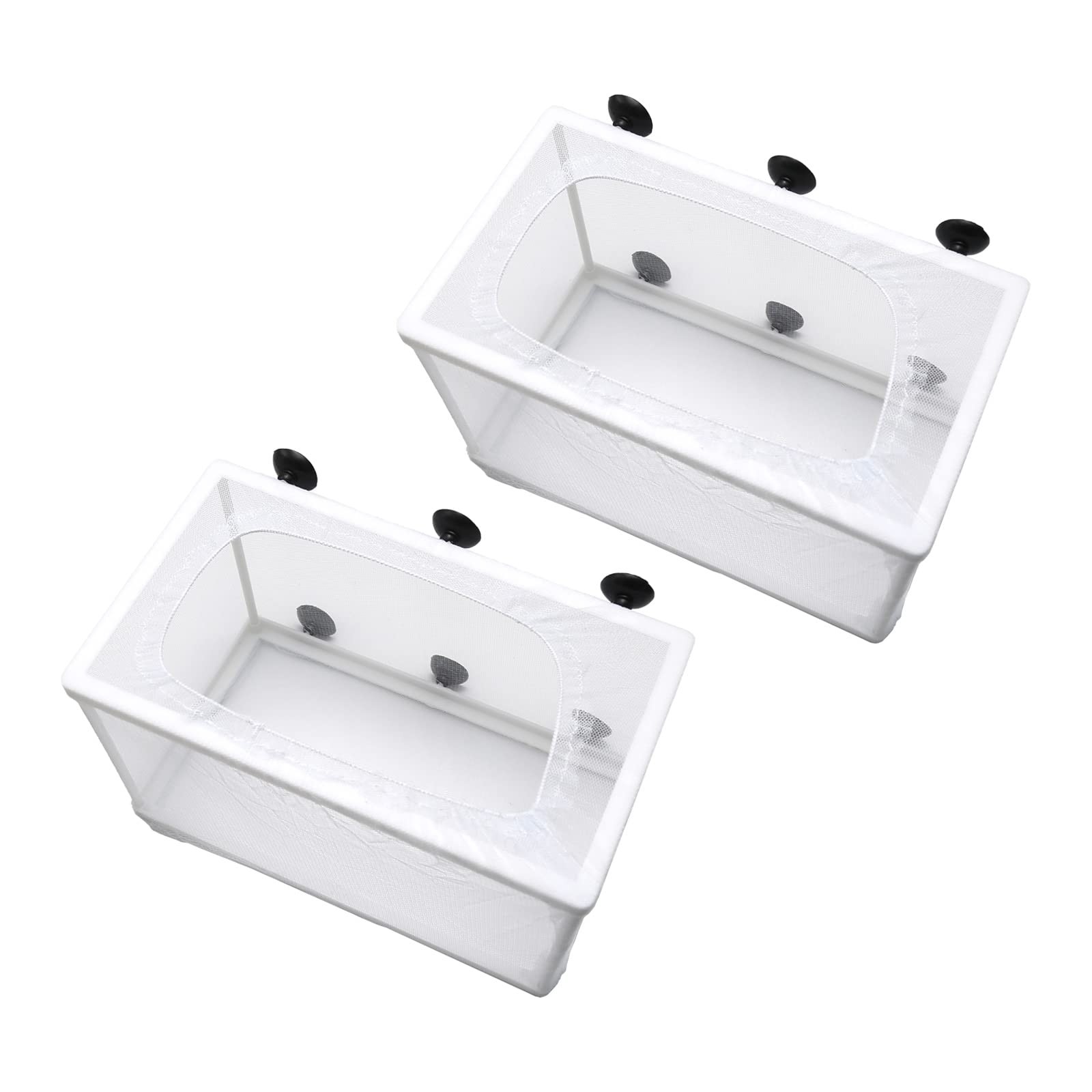 2 PCS Fish Tank Breeder Net Isolation Hatching Box Plastic Separation