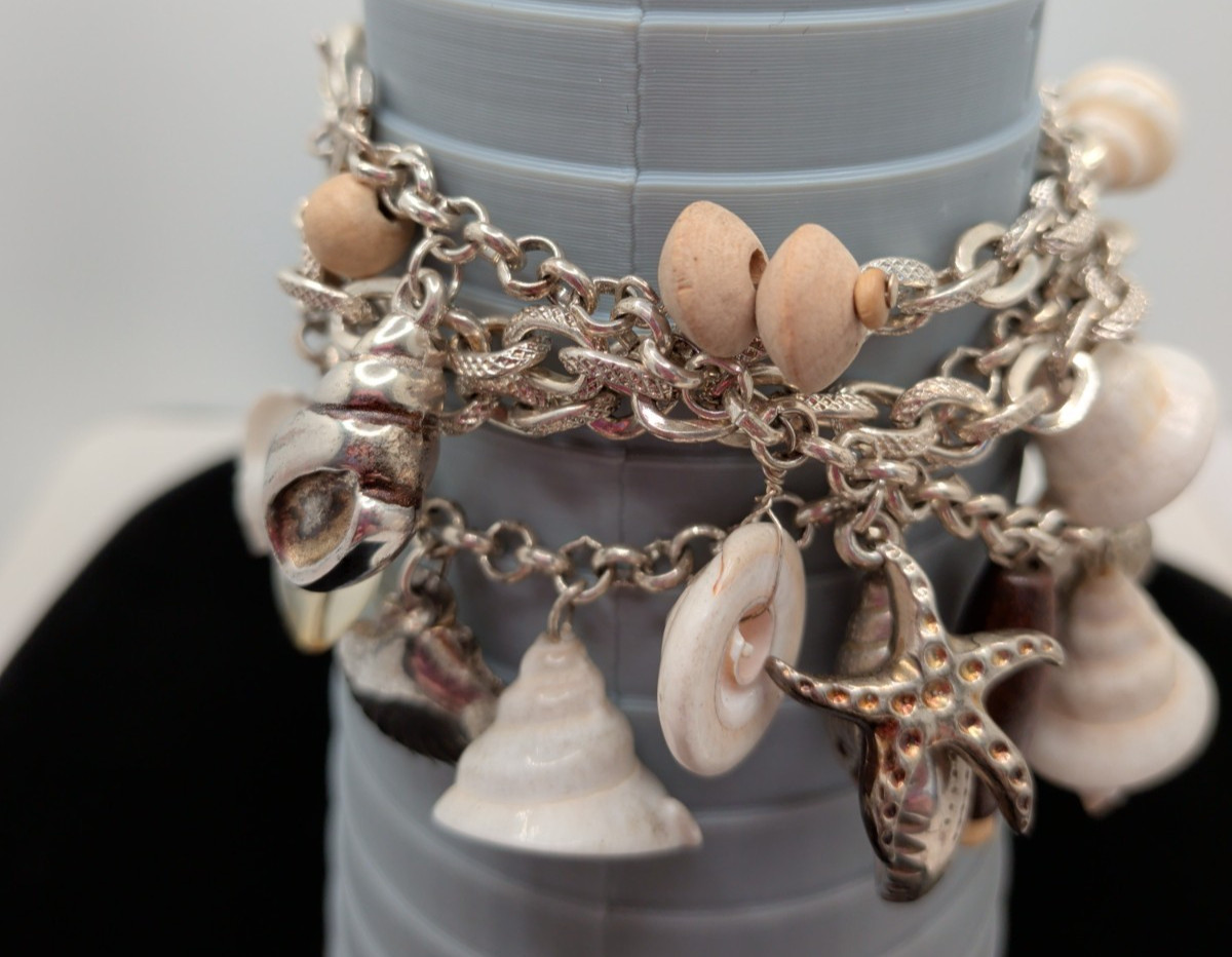 Multi Strand Seashell Cha Cha Bracelet Adjustable