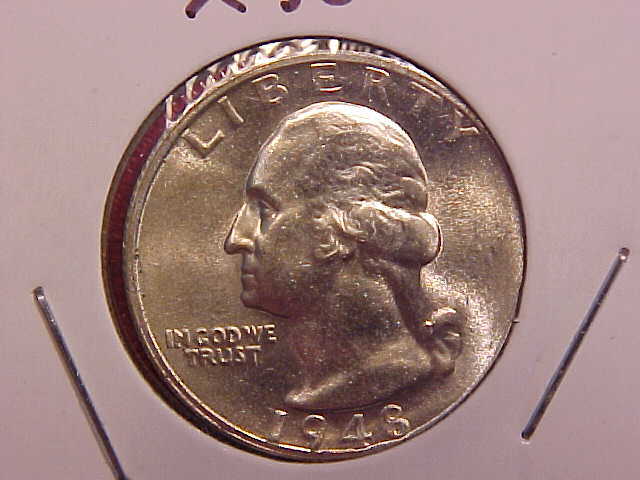 1948 S WASHINGTON QUARTER - CH UNC - SEE PICS! - (X364)