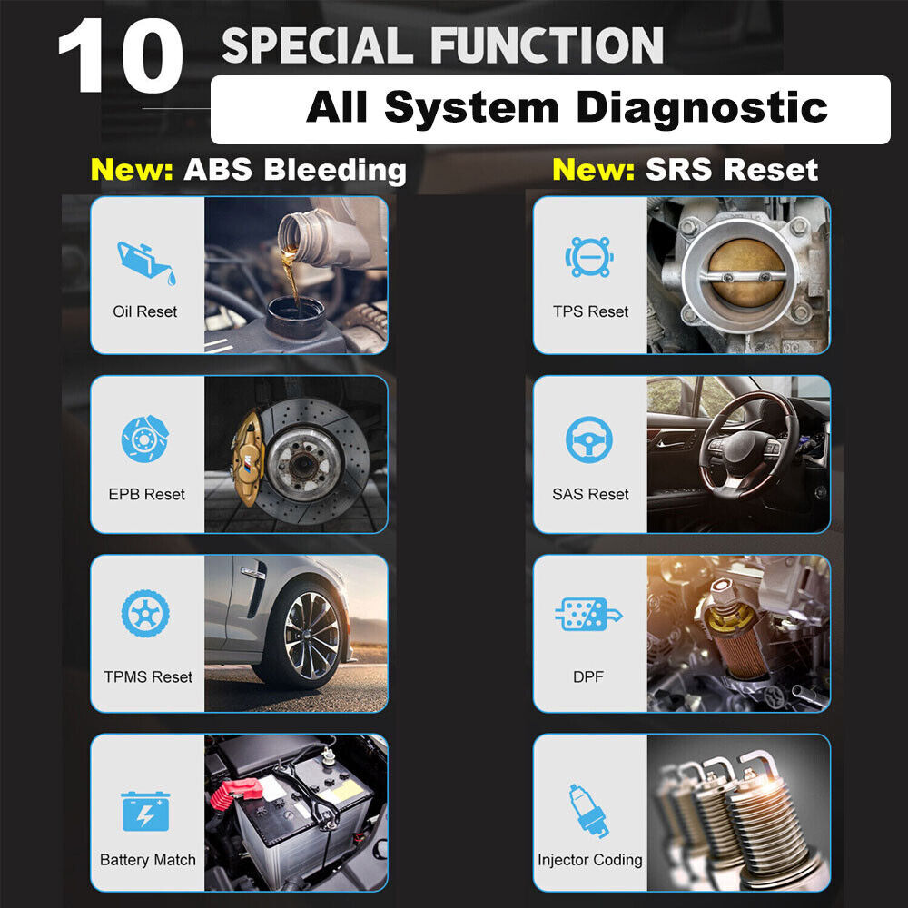 ANCEL VD700 Full System Scanner Diagnostic ABS SRS EPB OBD2 Code Reader For VAG