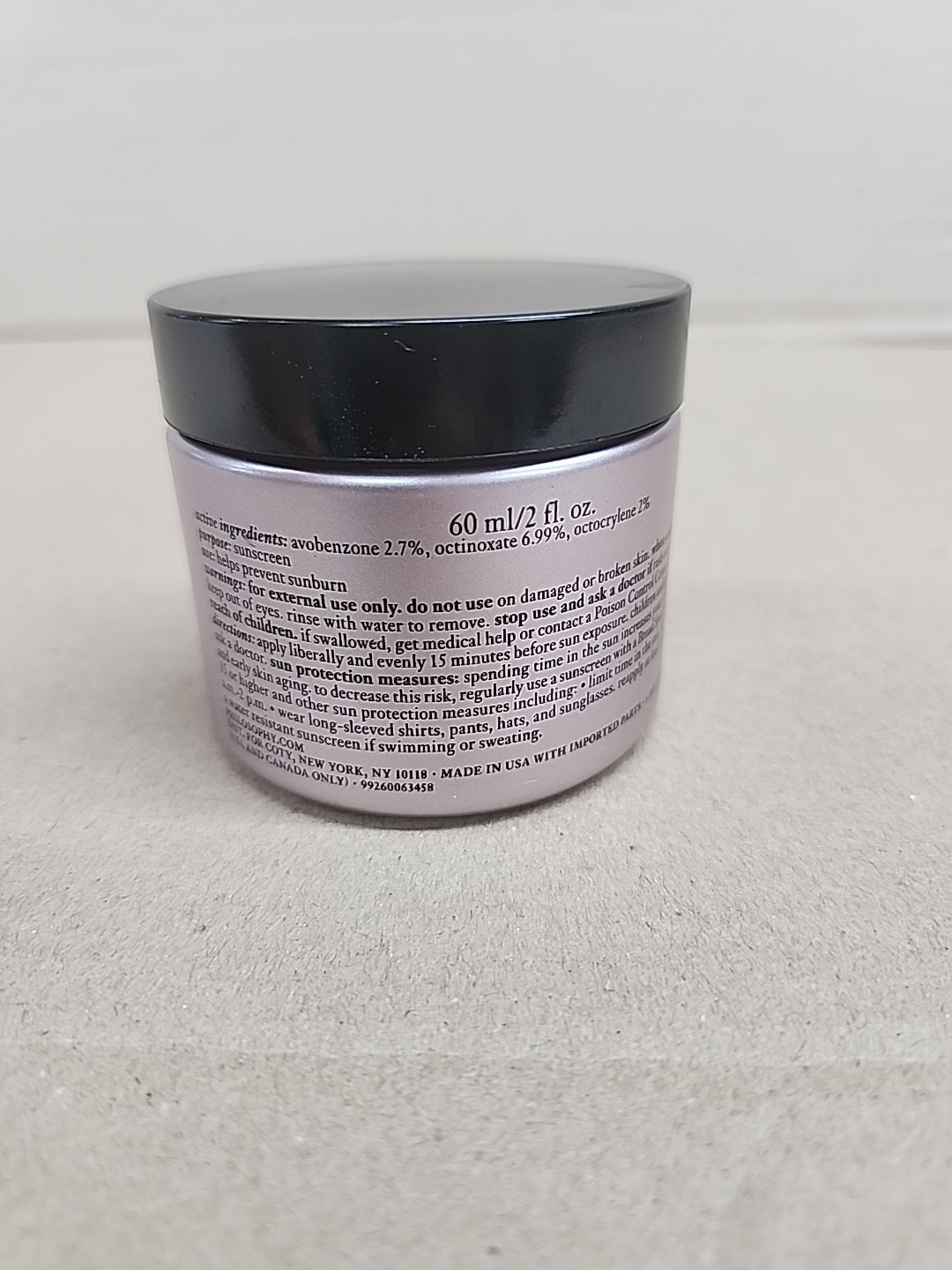 Philosophy ULTIMATE MIRACLE WORKER Multi Rejuvenating Cream 2oz No Box