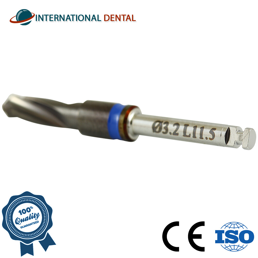 DLC Integral Step Stopper Drills Ø2.8-Ø3.2mm Drill Instrument Tool Dentist