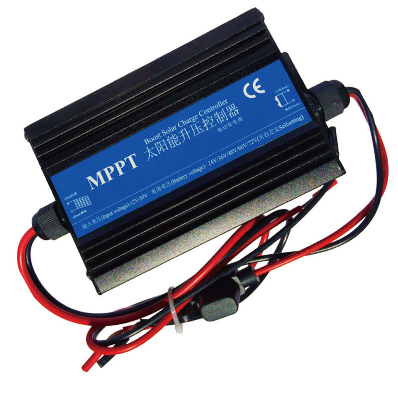 MPPT Boost Solar Panel Battery Regulator Charger Controller 24V-72V Blue