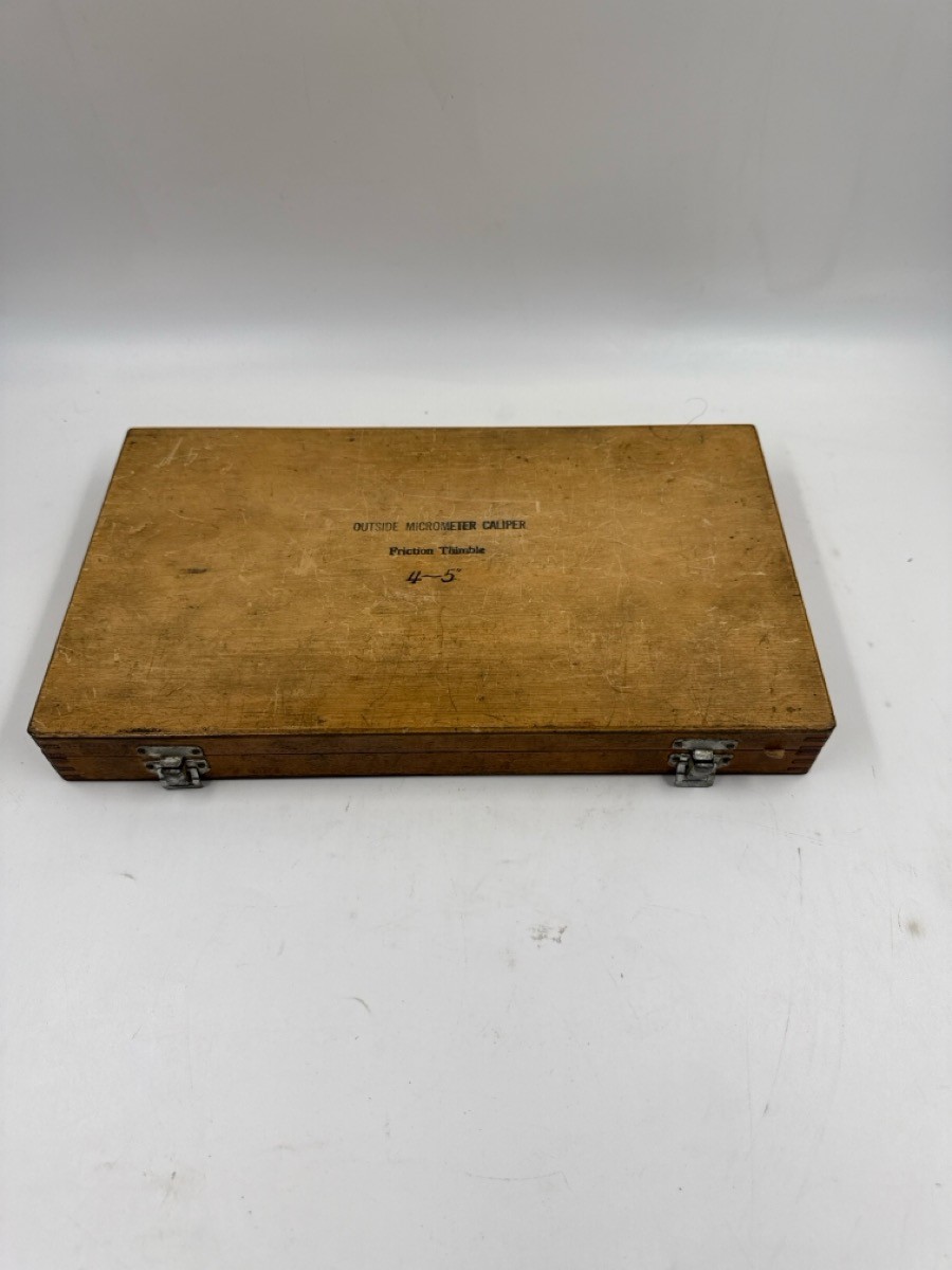 NSK J30890 4-5" Friction Thimble Outside Micrometer Box & User Guide (MI1077581)