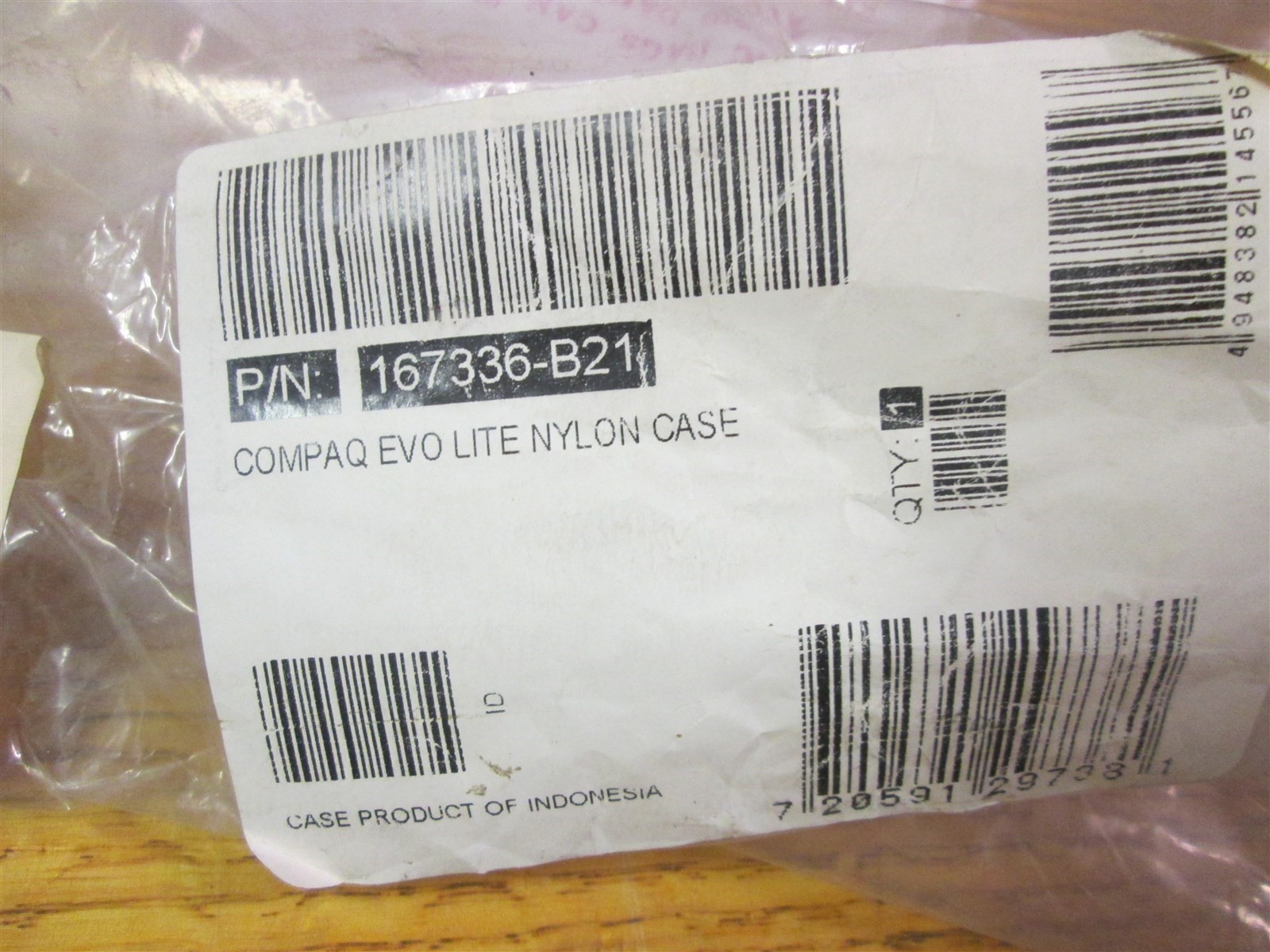 Bag Laptop Compaq 167336-B21 EVO Lite Nylon Case Notebook Computer Organizer New