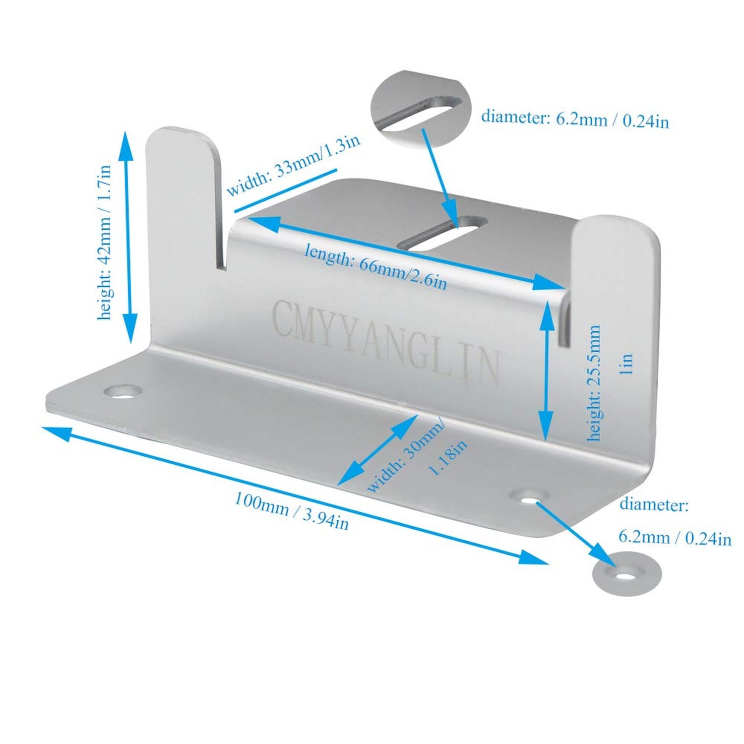 Solar Panel Mounting Brackets Z Bracket, with Nuts and Bolts,Suitable for 50W...