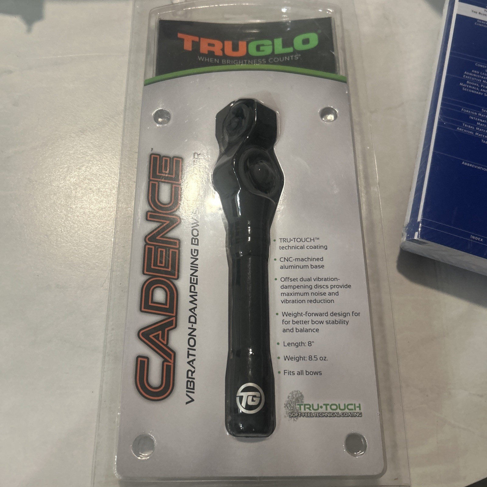 Truglo Cadence Stabilizer 8" Fits All Bows Standard Threaded Mount Black TG857B